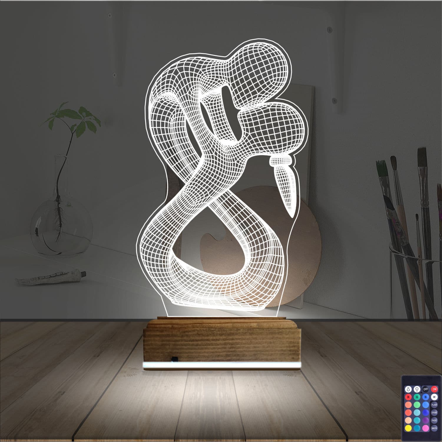 Влюбленная пара — 3D LED Ночник | Романтический подарок 2