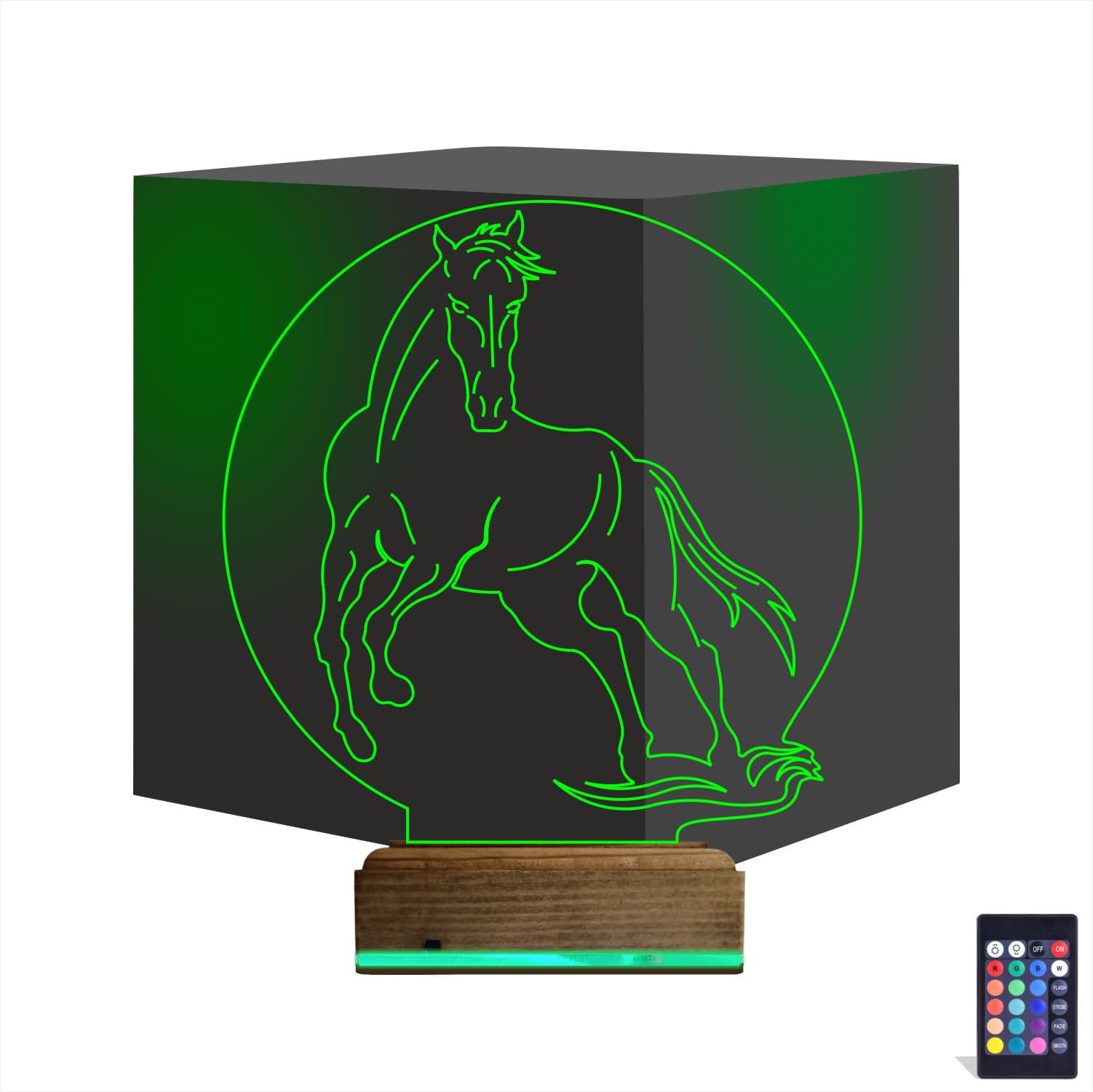 Лошадь — 3D LED Ночник | Подарок любителям животных 1