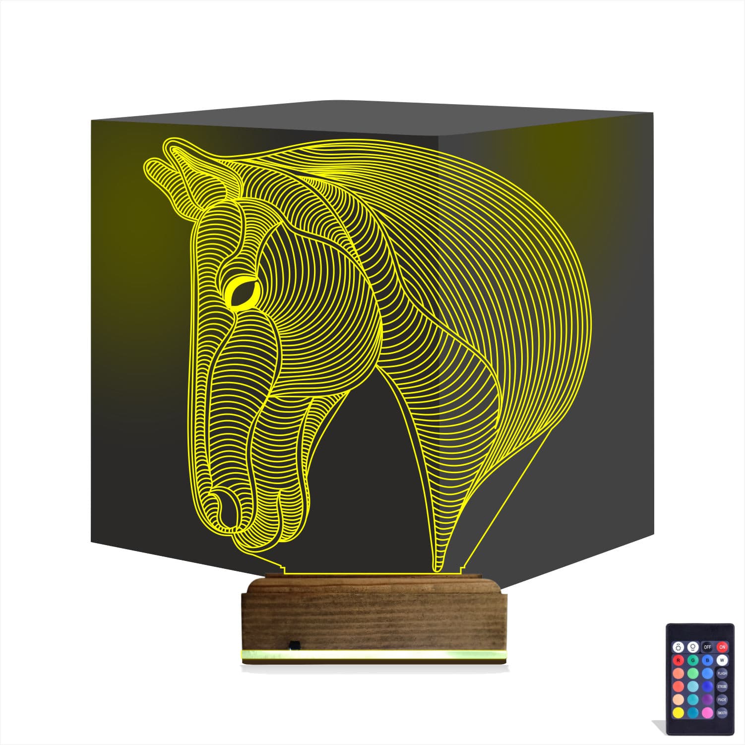 Лошадь — 3D LED Ночник | Подарок любителям животных 1