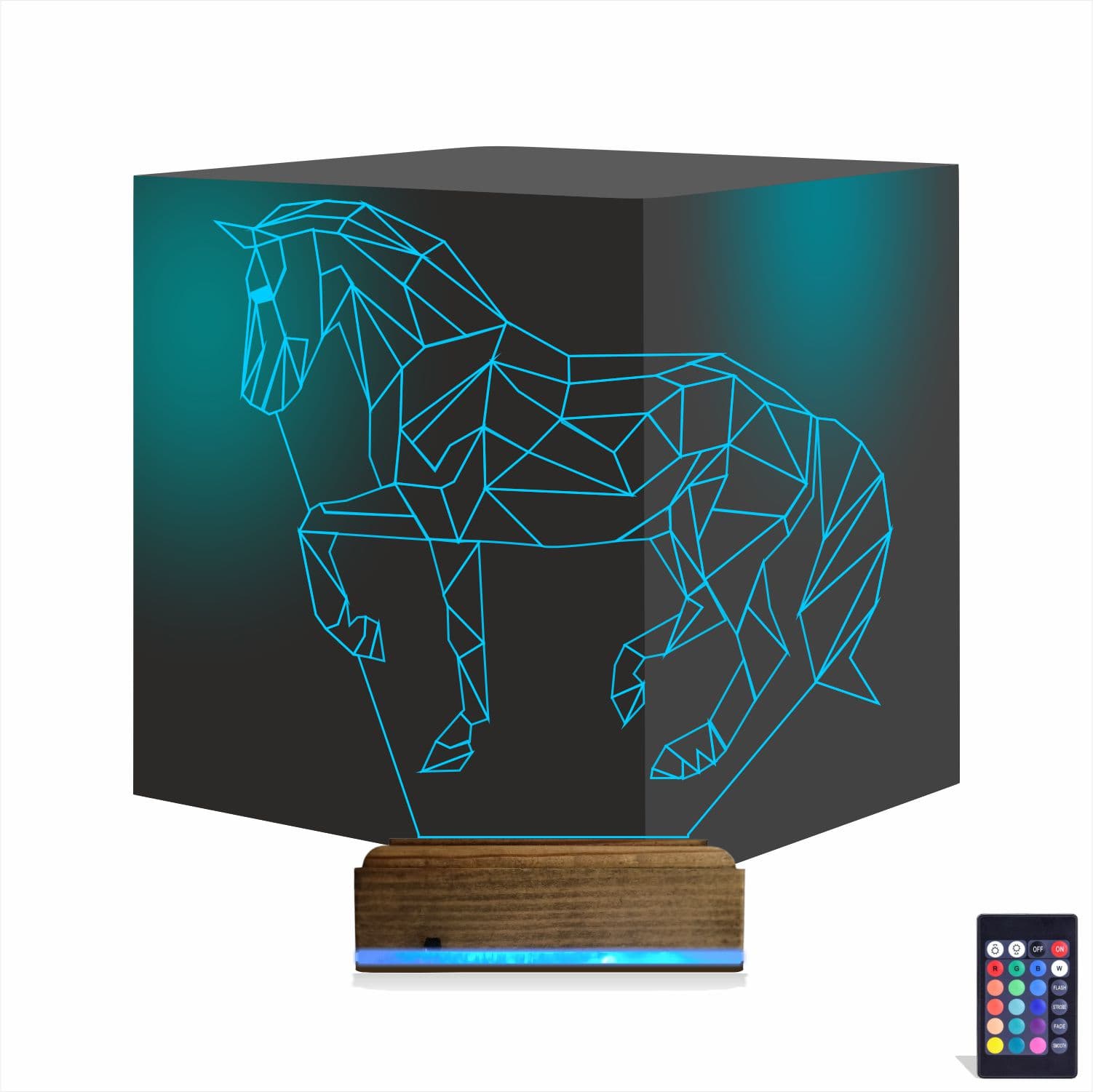 Лошадь — 3D LED Ночник | Подарок любителям животных 1