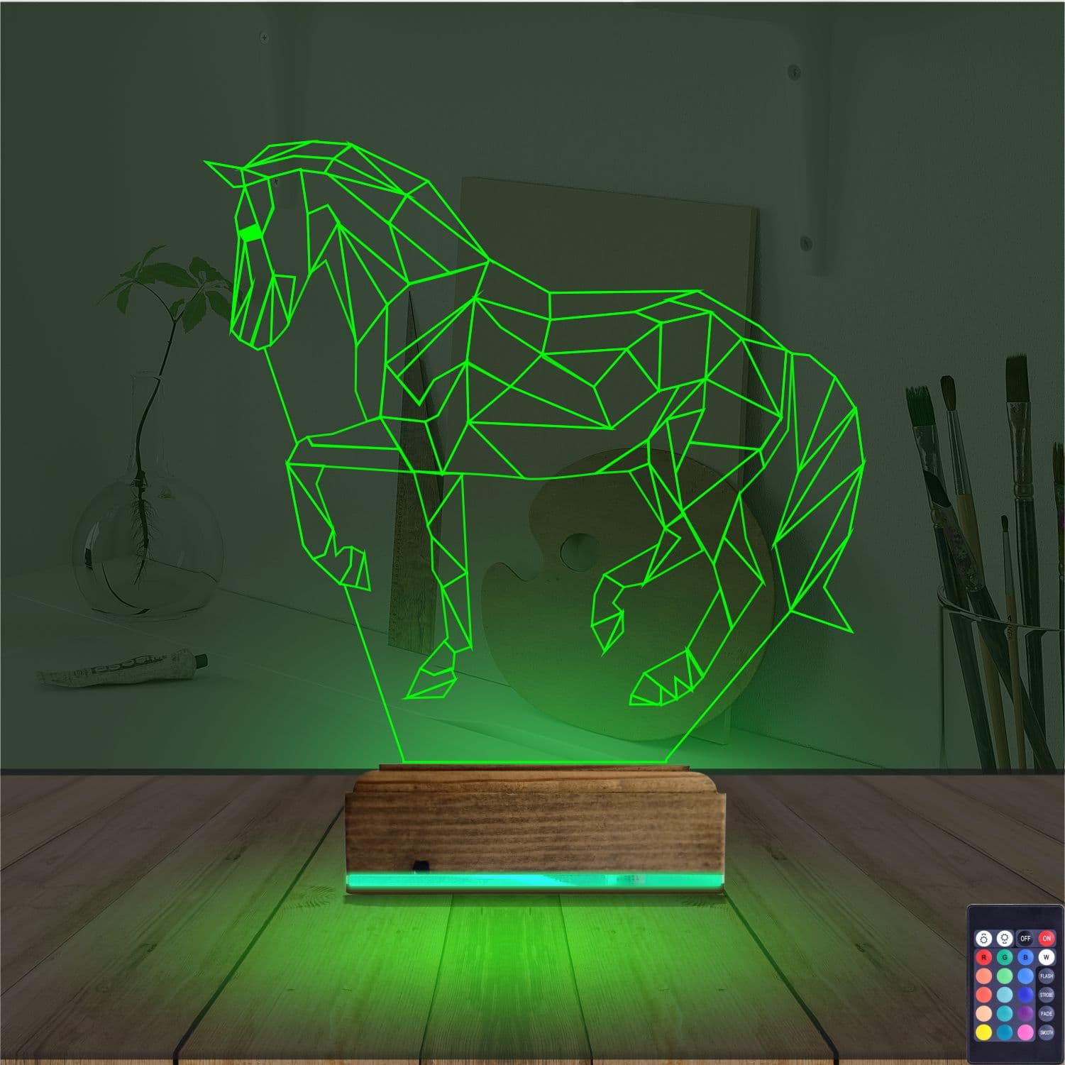 Лошадь — 3D LED Ночник | Подарок любителям животных 6