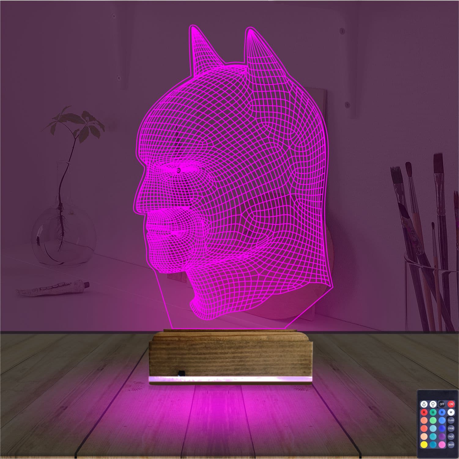 Бэтмен — 3D LED Ночник | Подарок фанату комиксов 4