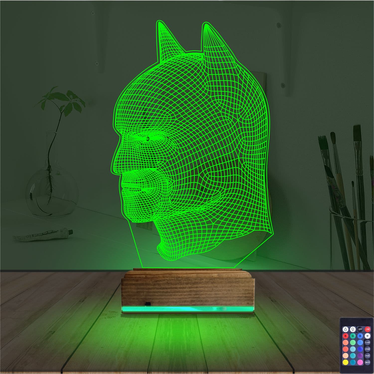 Бэтмен — 3D LED Ночник | Подарок фанату комиксов 6