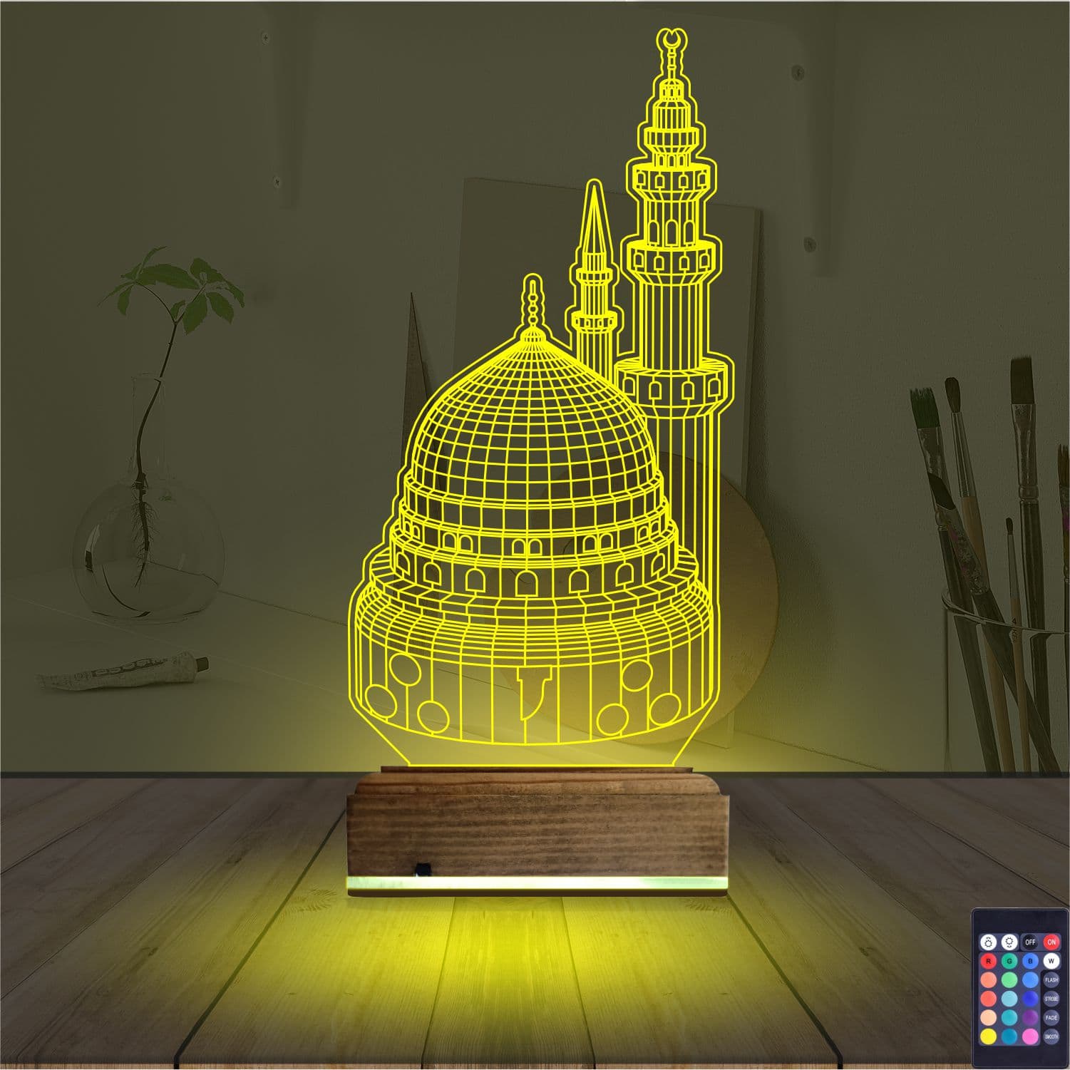 Мечеть — 3D LED Ночник | Подарок на мусульманские праздники 5