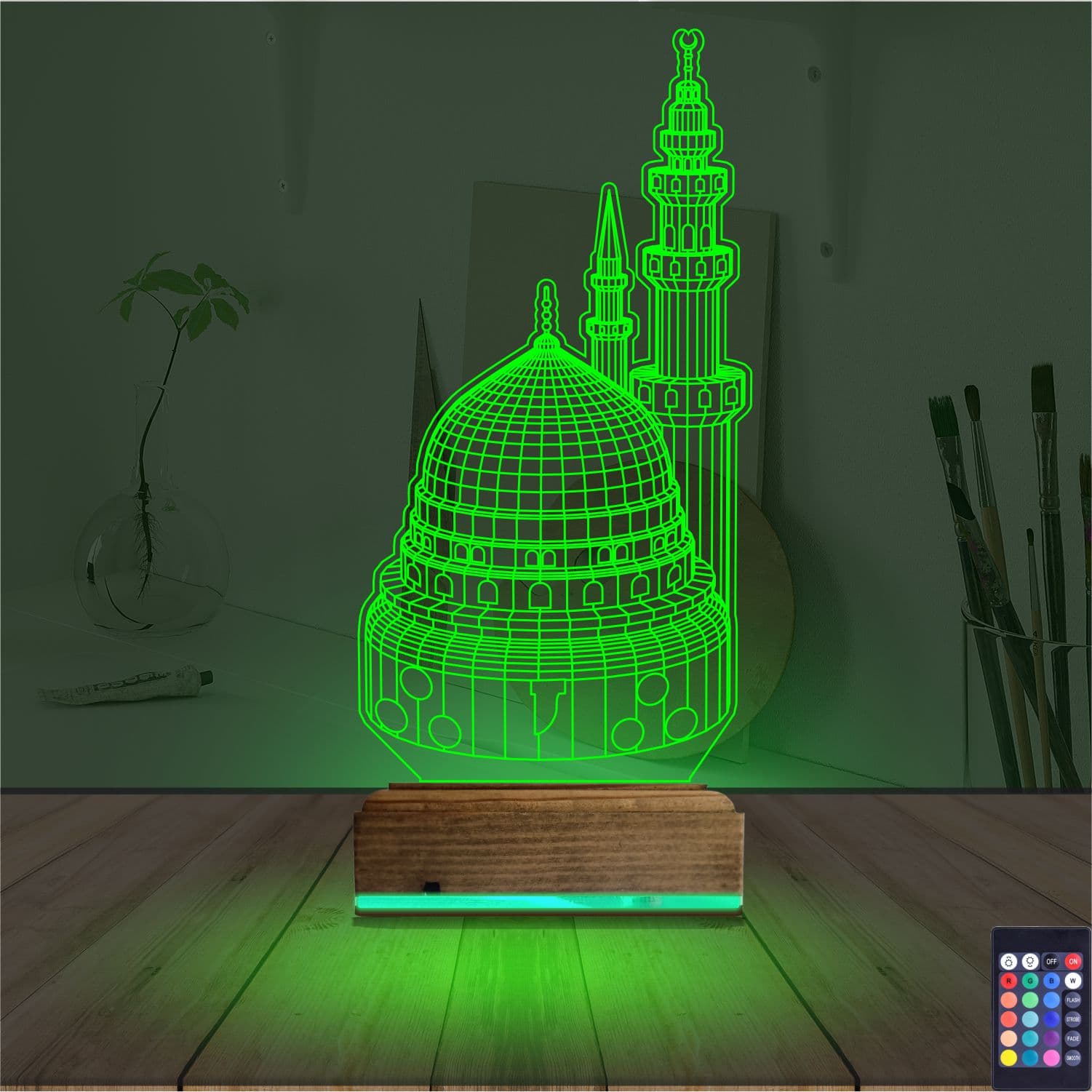 Мечеть — 3D LED Ночник | Подарок на мусульманские праздники 6