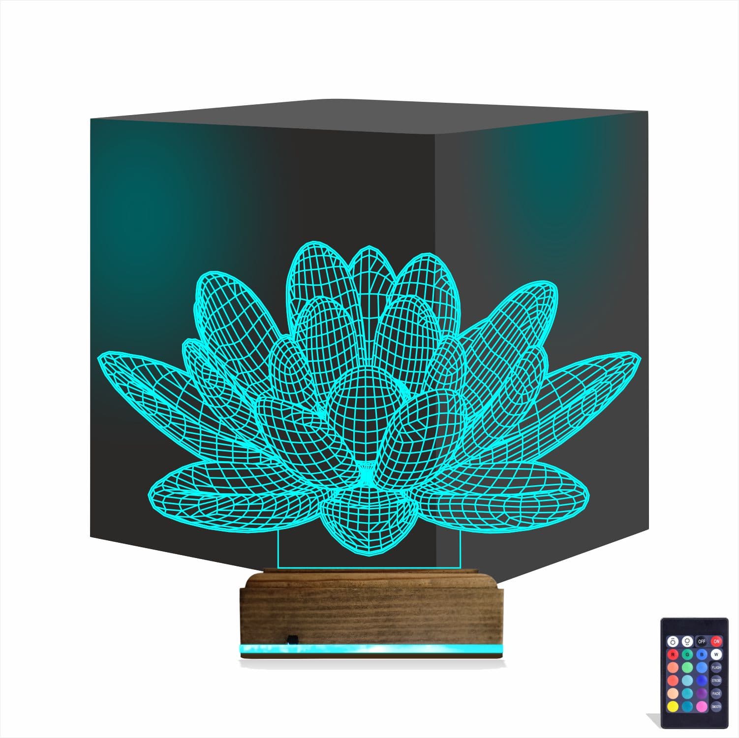 Лотос — 3D LED Ночник | Подарок для души 1