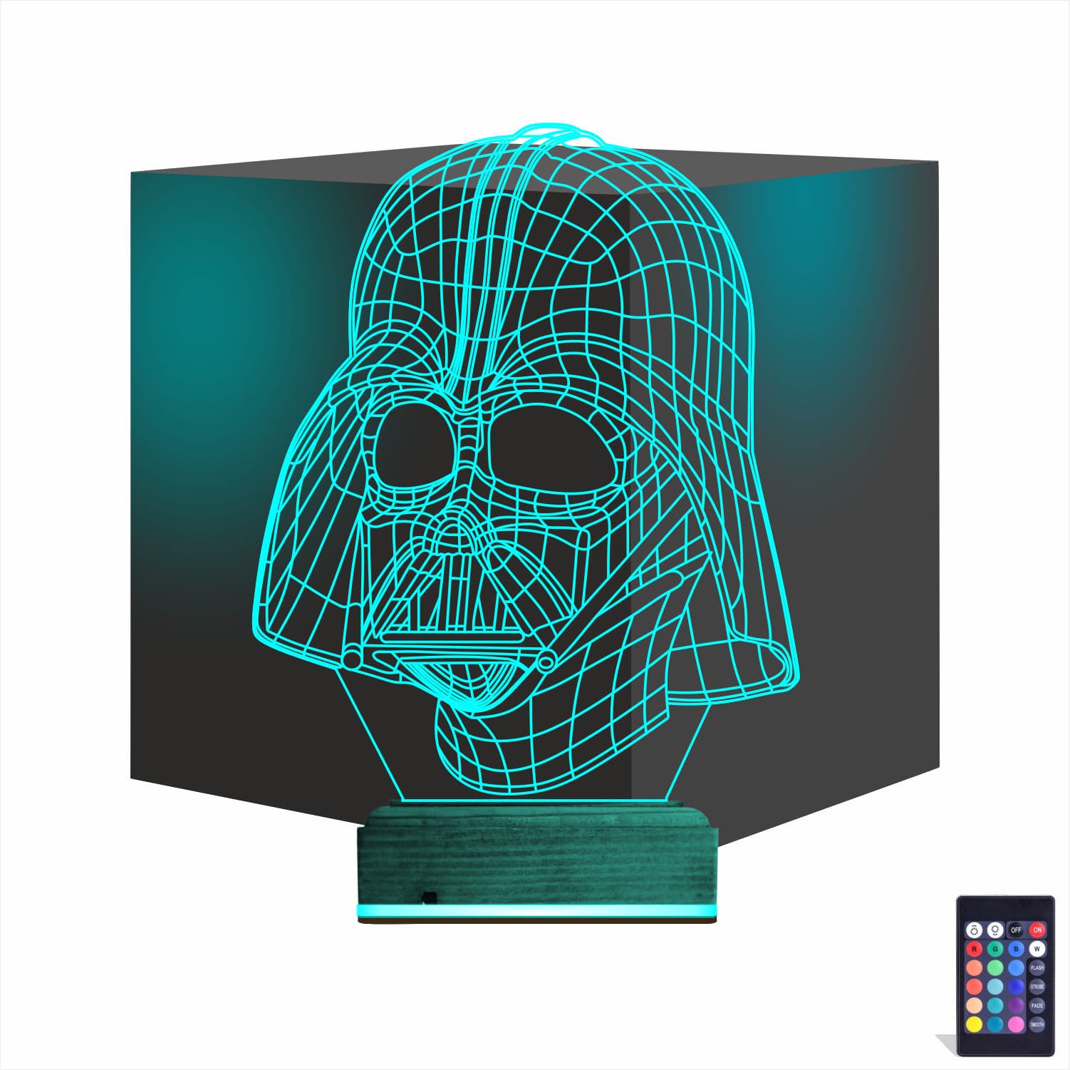 Дарт Вейдер — 3D LED Ночник | Подарок фанату Звездных Войн 1