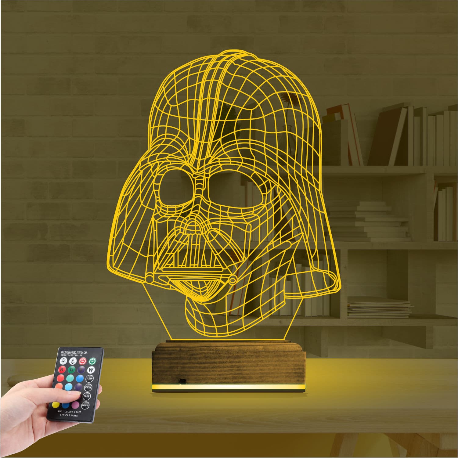 Дарт Вейдер — 3D LED Ночник | Подарок фанату Звездных Войн 8