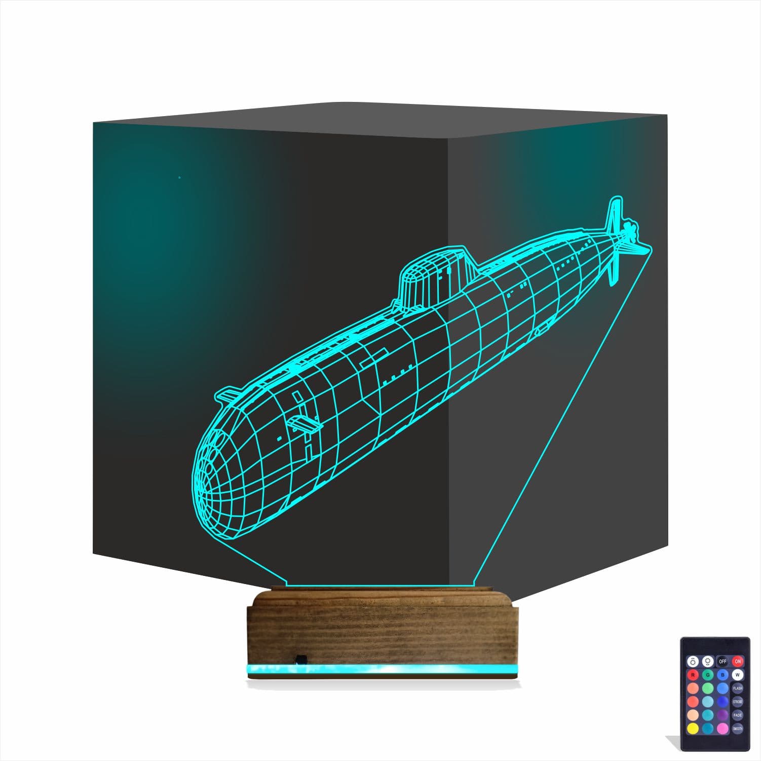 Подводная лодка 3D Ночник 1