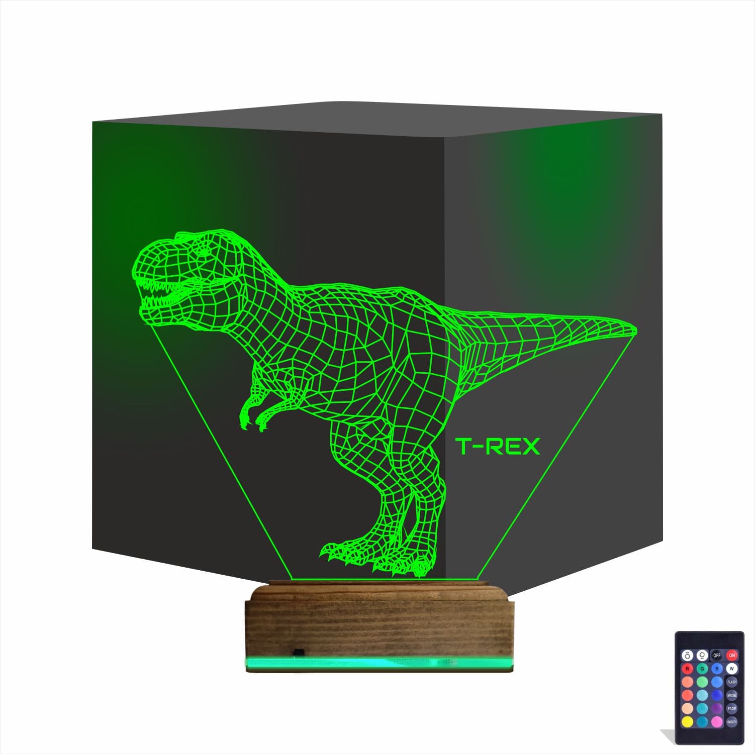 Тираннозавр — 3D LED Ночник | Подарок ребёнку 1