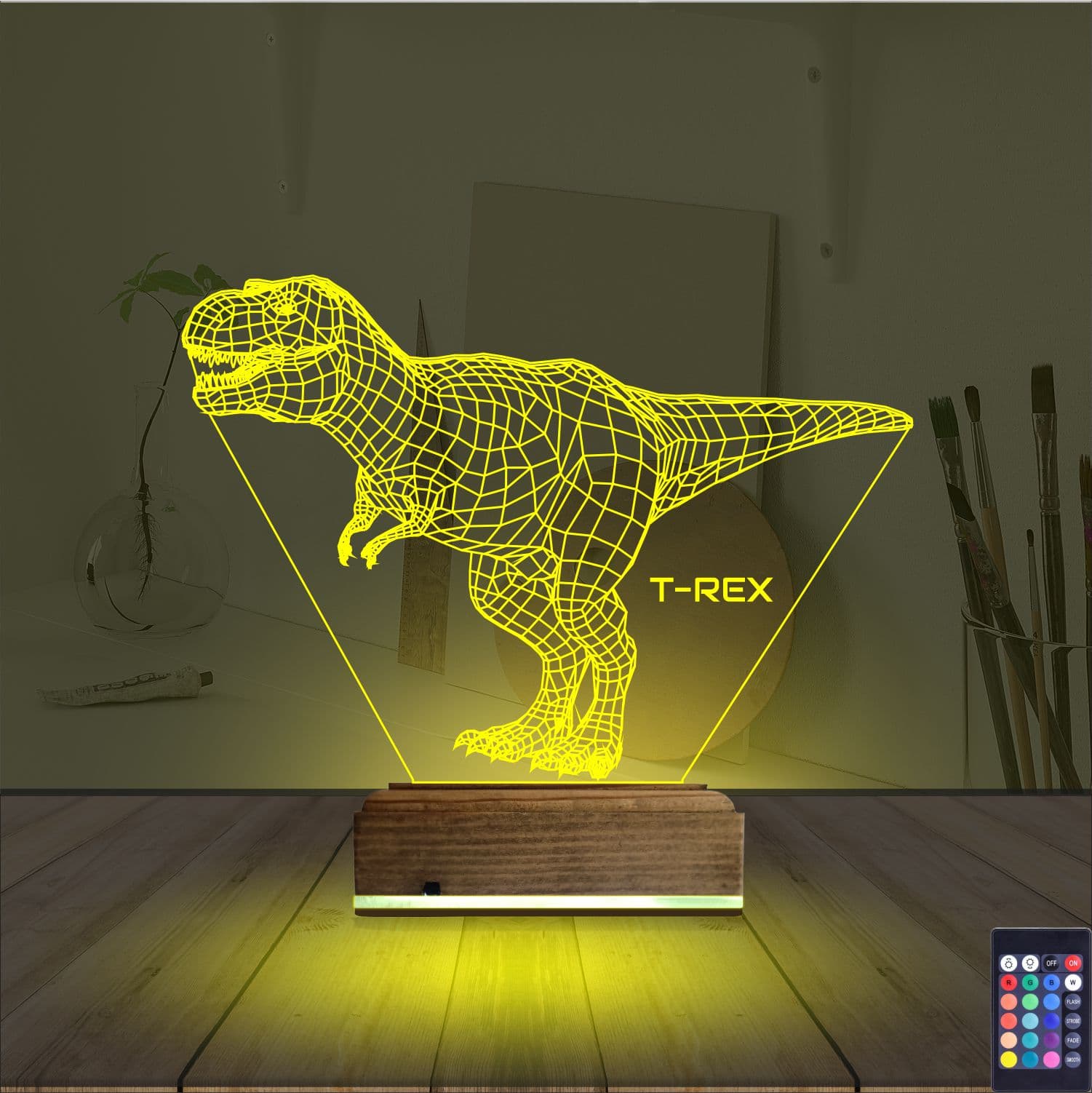 Тираннозавр — 3D LED Ночник | Подарок ребёнку 5