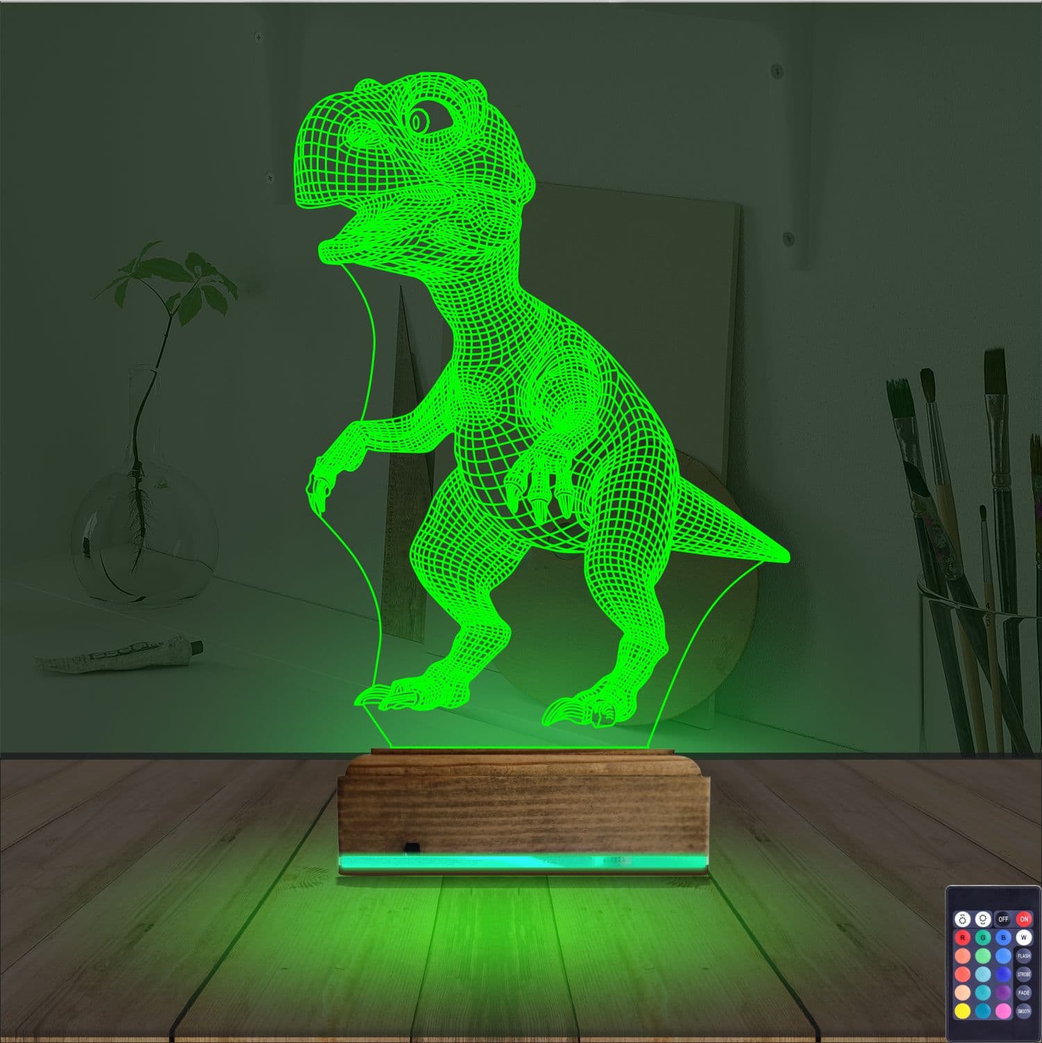 Тираннозавр T-Rex 3D Ночник 6