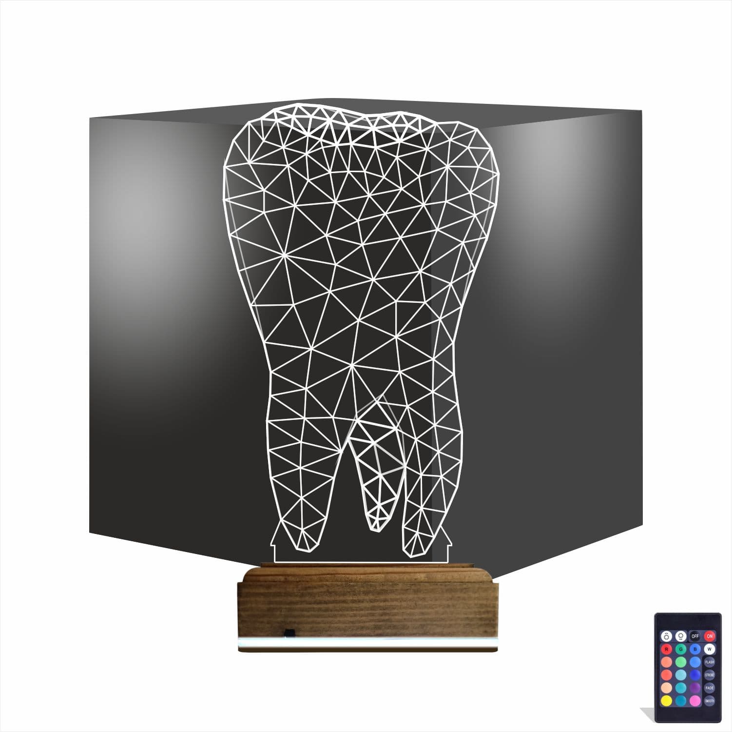 Зуб — 3D LED Ночник | Подарок стоматологу