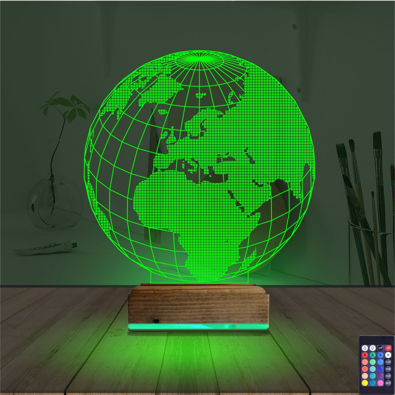 Глобус Земли — 3D LED Ночник | Подарок учителю или школьнику 6