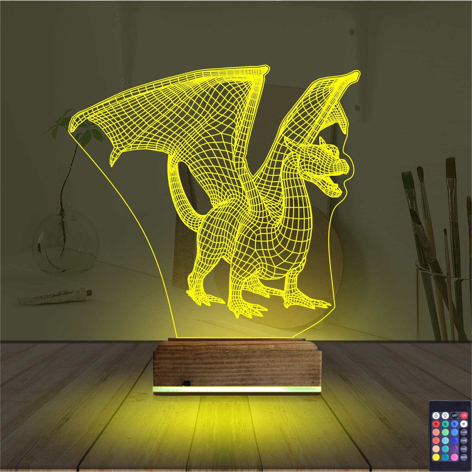 Дракон — 3D LED Ночник | Подарок любителям фэнтези 5