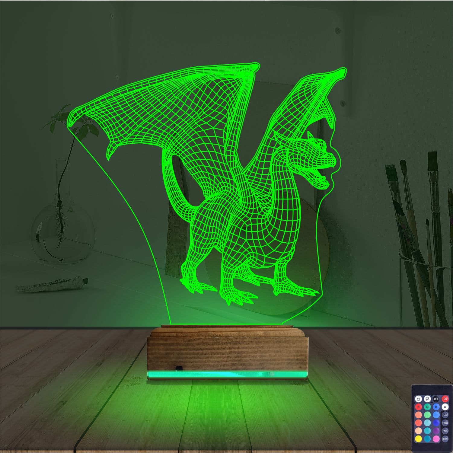Дракон — 3D LED Ночник | Подарок любителям фэнтези 6