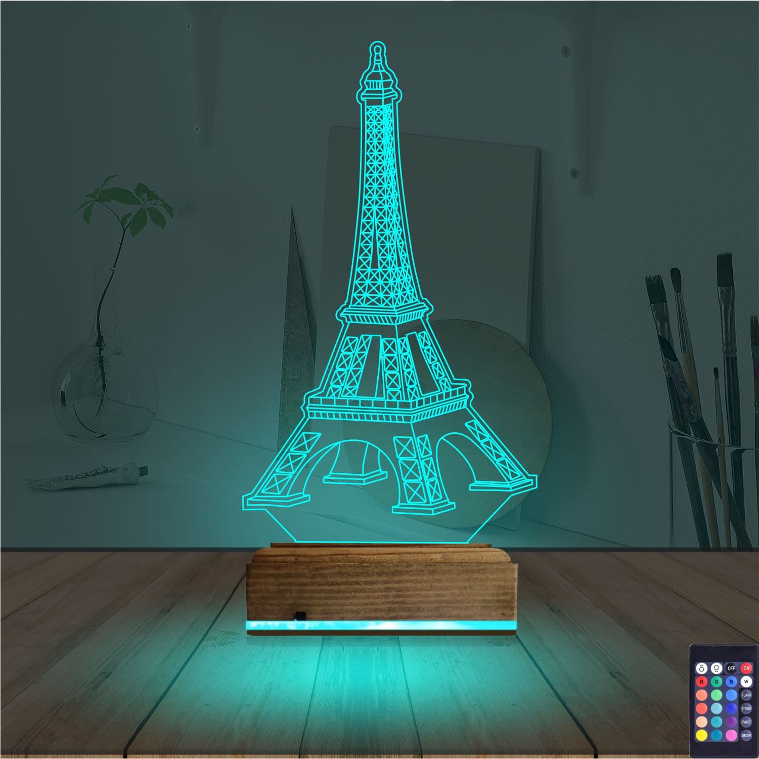 Эйфелева башня 3D Ночник 3