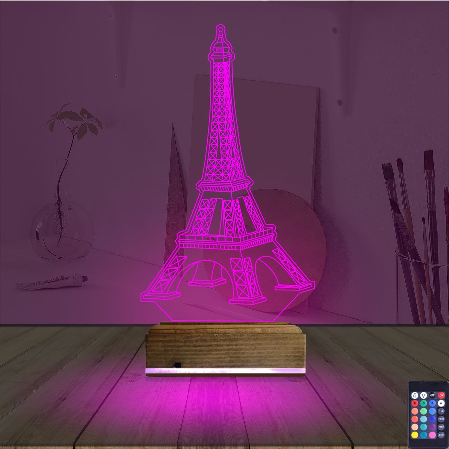 Эйфелева башня 3D Ночник 4