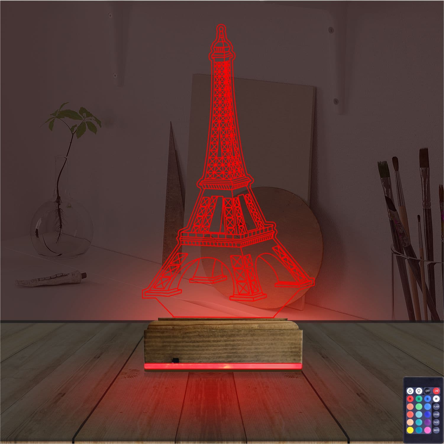 Эйфелева башня 3D Ночник 7