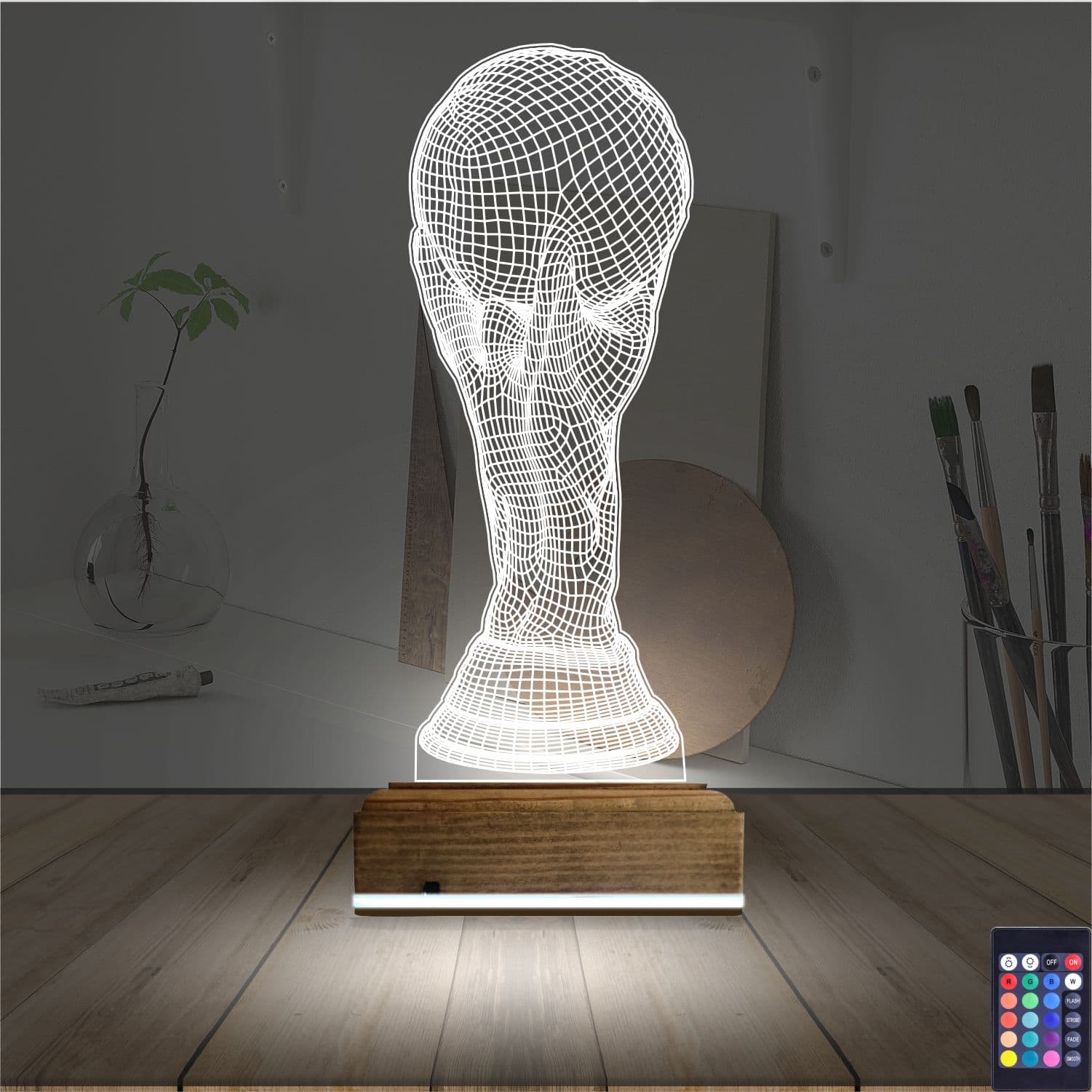 Кубок Мира — 3D LED Ночник | Подарок футбольному фанату 2