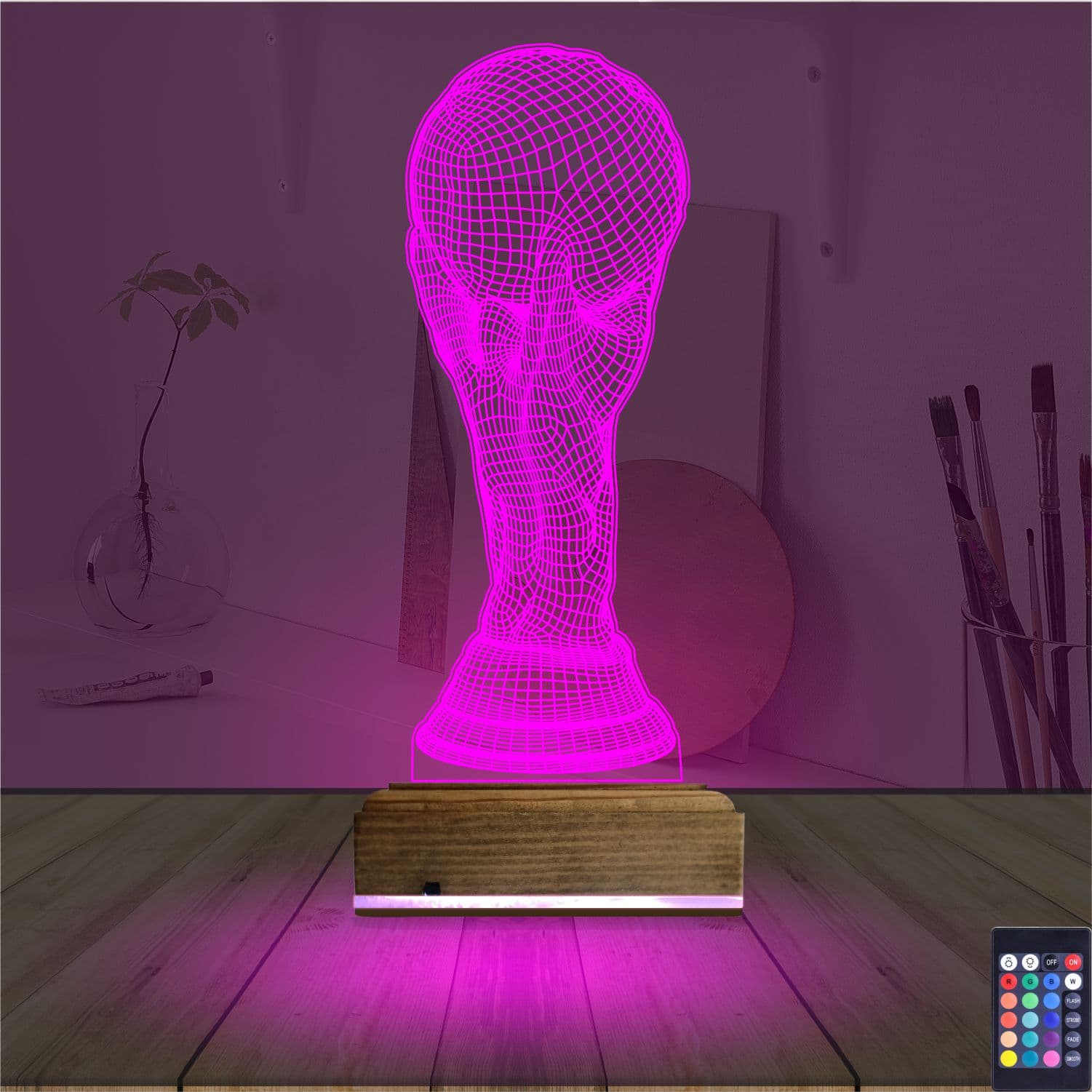 Кубок Мира — 3D LED Ночник | Подарок футбольному фанату 4