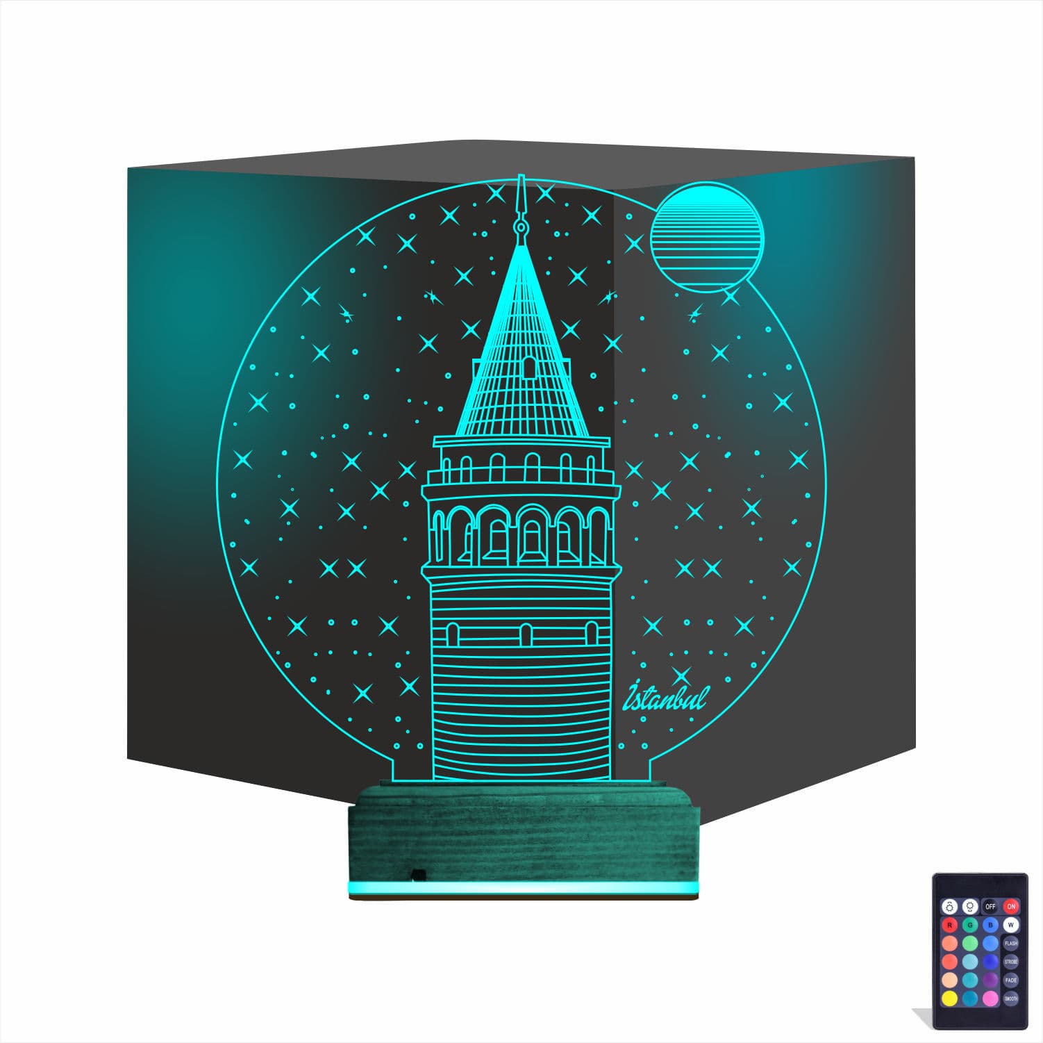 Галатская башня — 3D LED Ночник | Подарок путешественнику 1