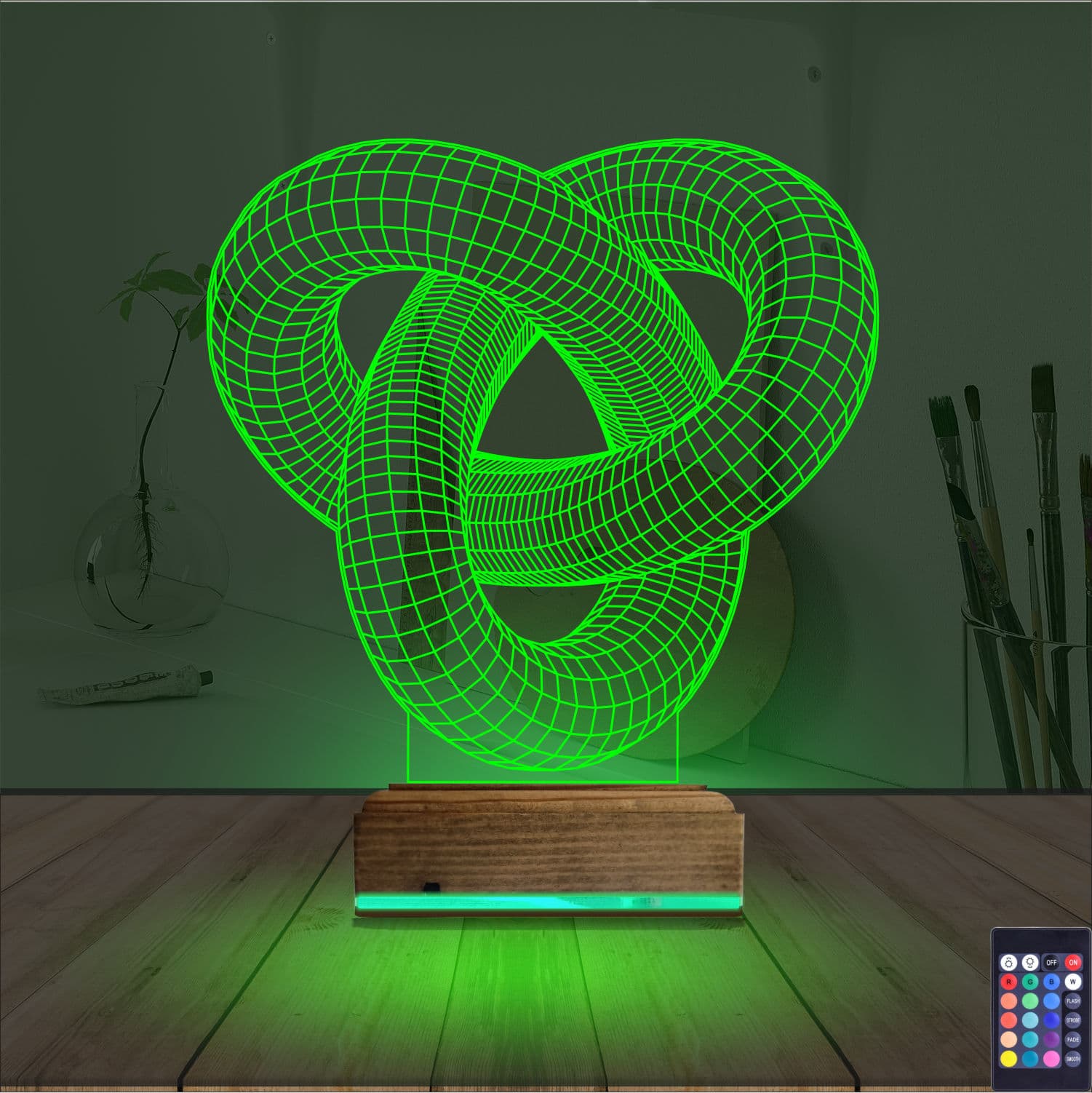 Бесконечный узел — 3D LED Ночник | Подарок для дома 6