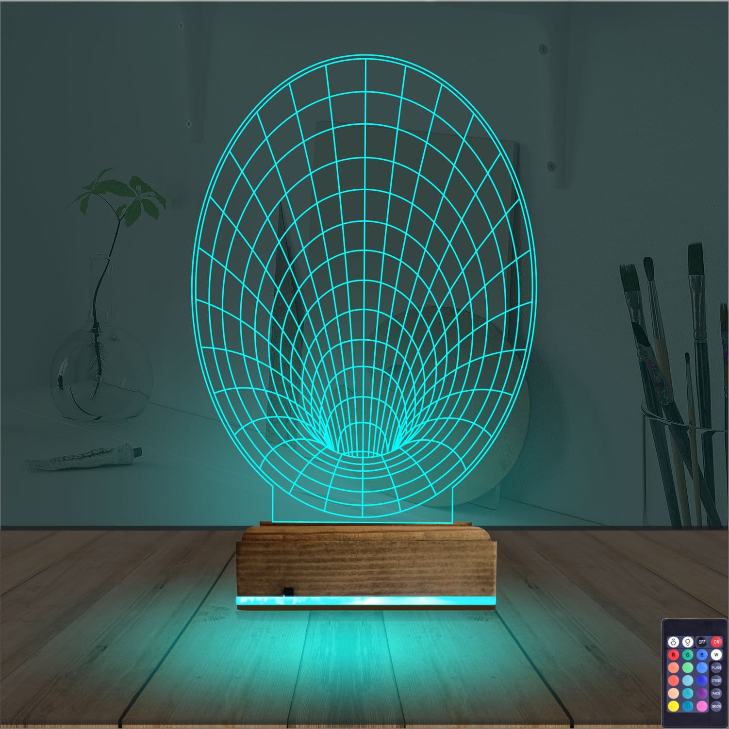 Черная дыра — 3D LED Ночник | Подарок любителю космоса 3