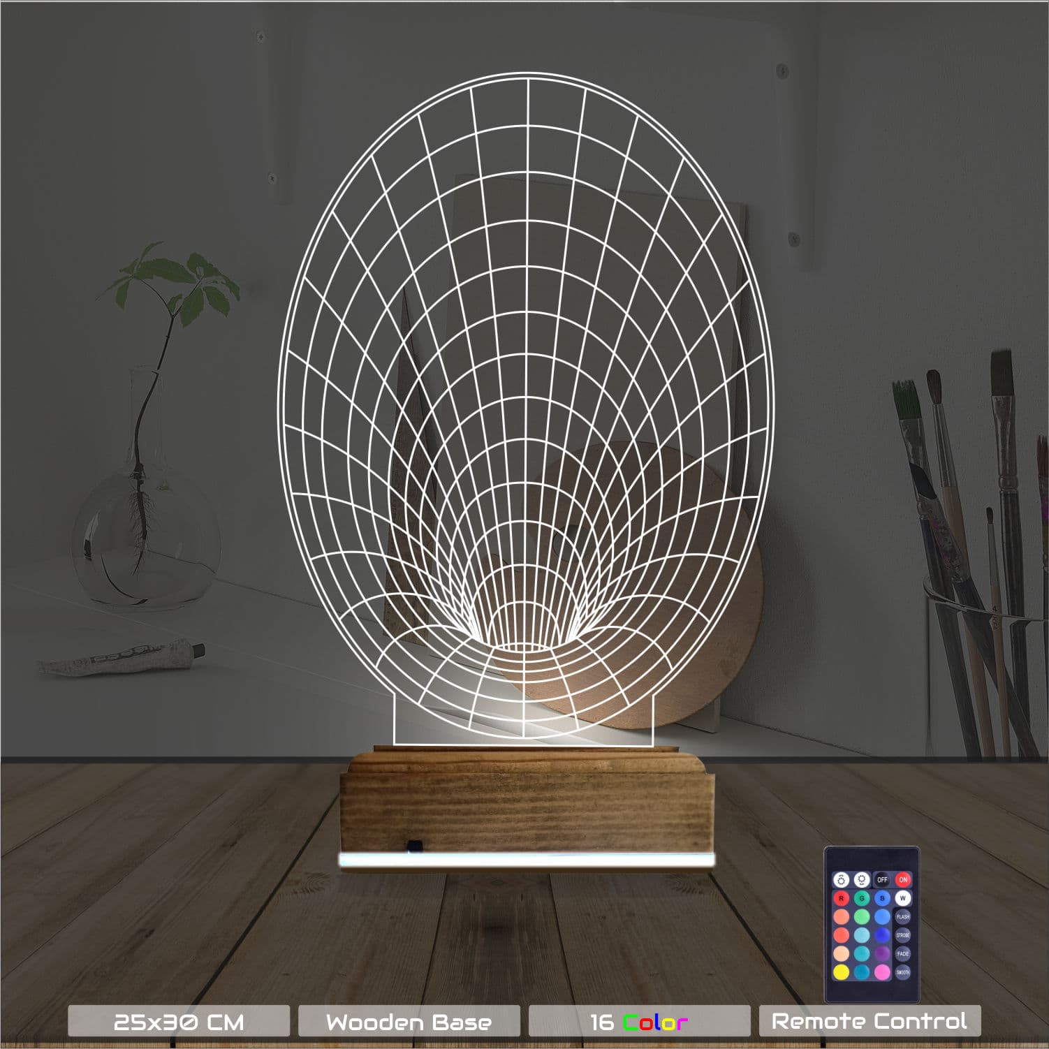 Черная дыра — 3D LED Ночник | Подарок любителю космоса 8