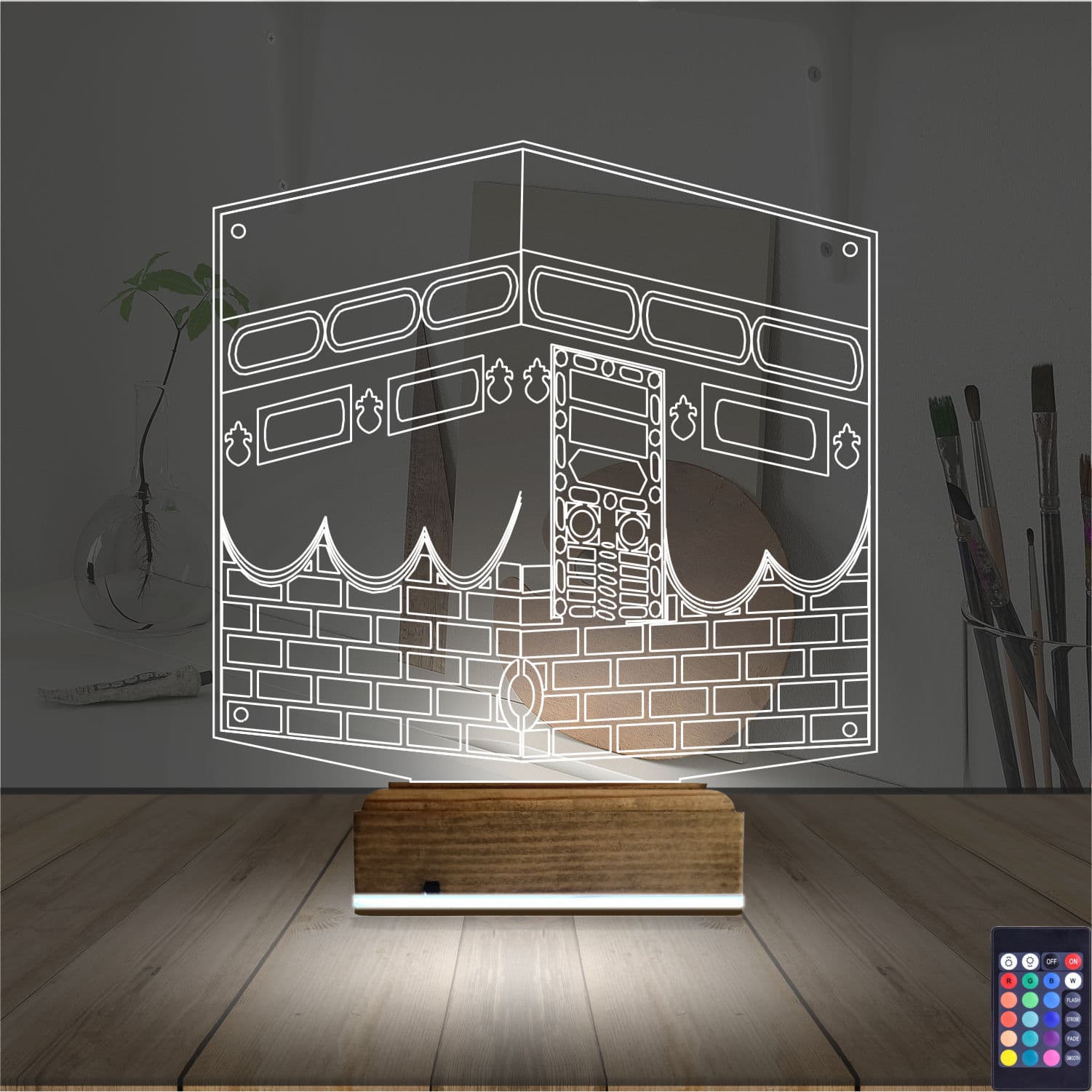 Кааба — 3D LED Ночник | Подарок мусульманину 2