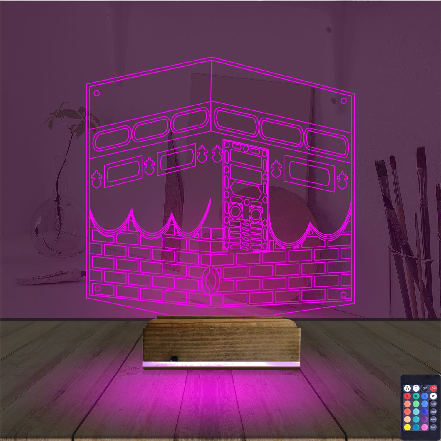 Кааба — 3D LED Ночник | Подарок мусульманину 4