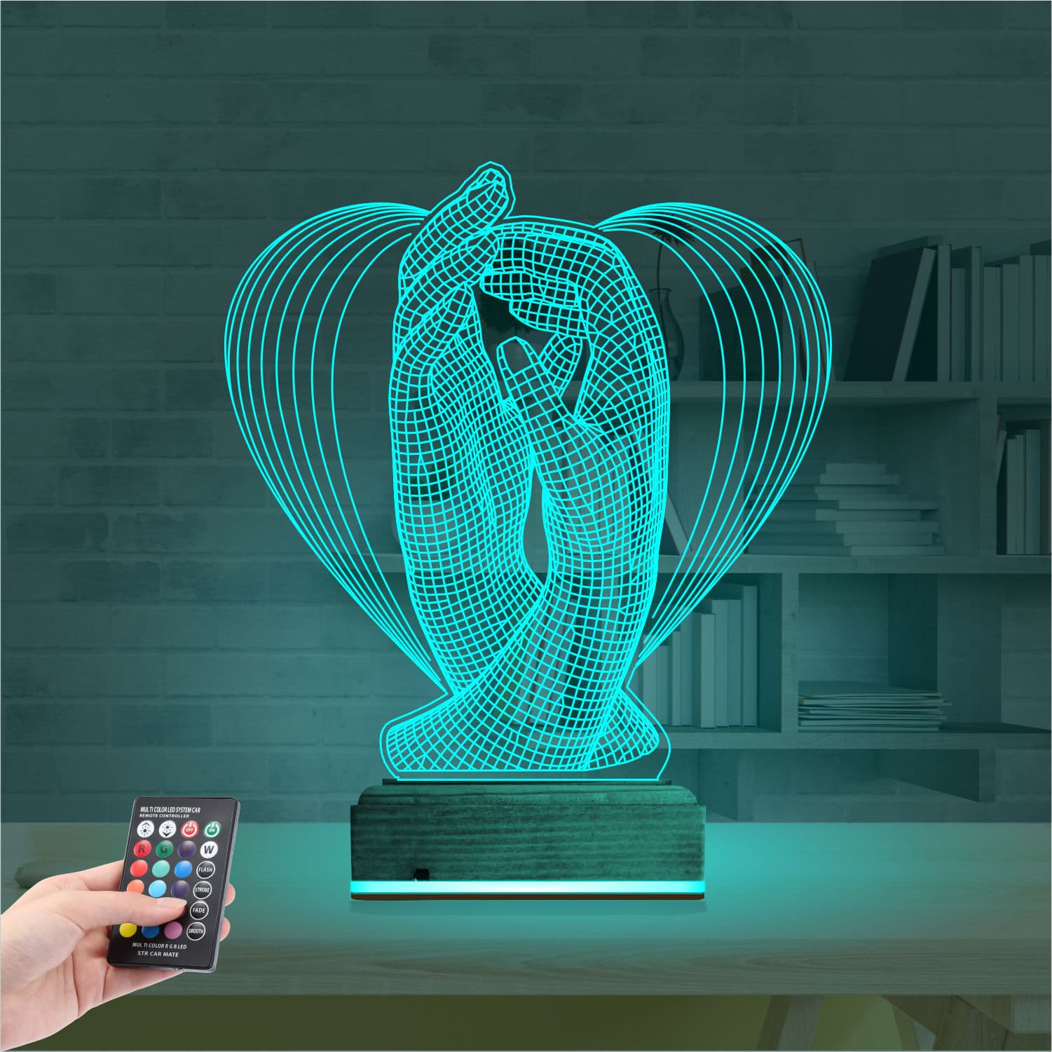 Сердце из рук — 3D LED Ночник | Романтический подарок 3