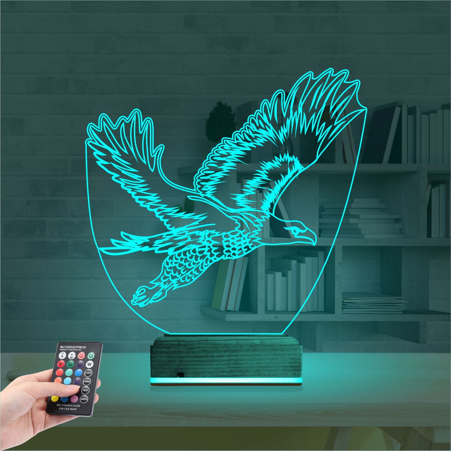 Орёл — 3D LED Ночник | Подарок мужчине 3