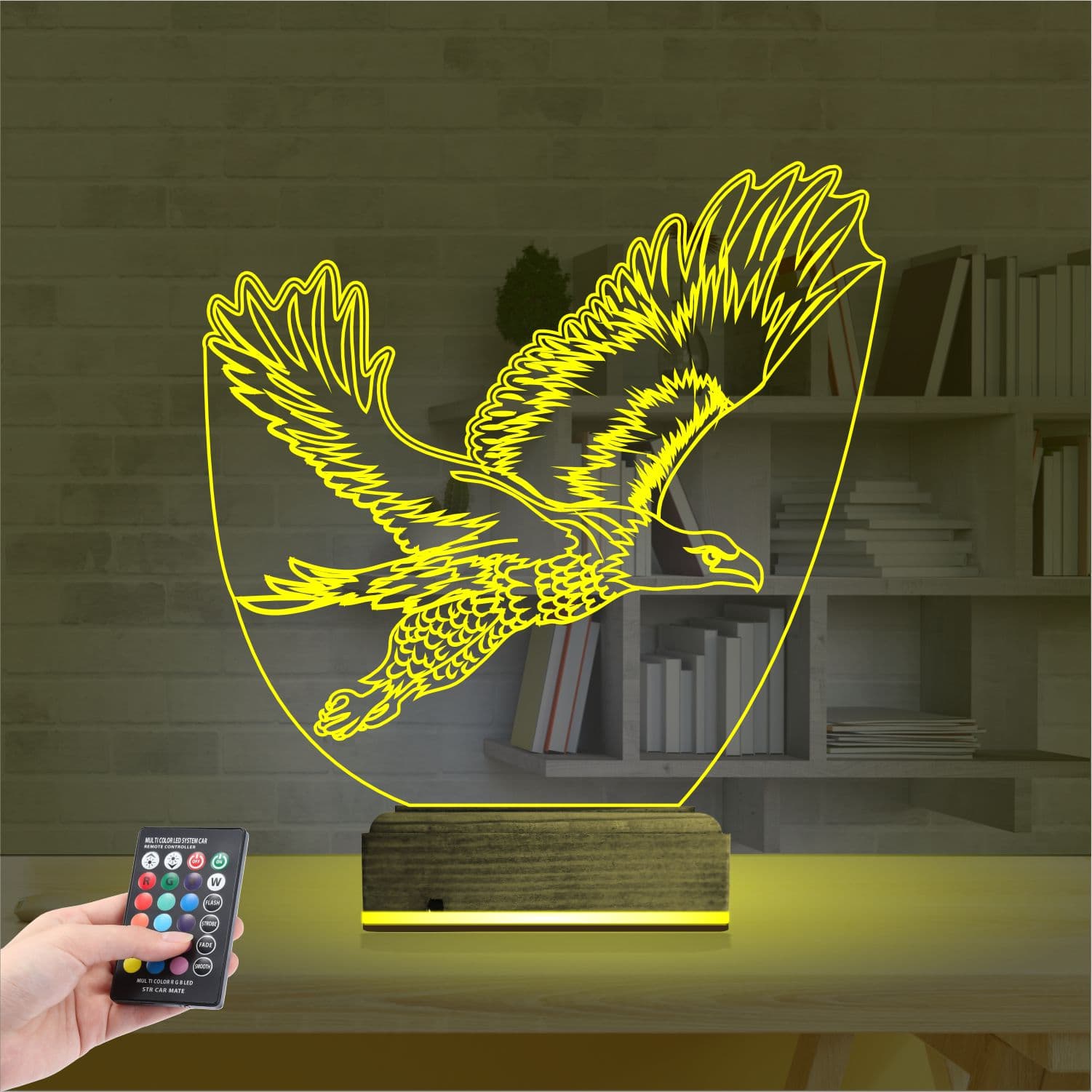 Орёл — 3D LED Ночник | Подарок мужчине 5