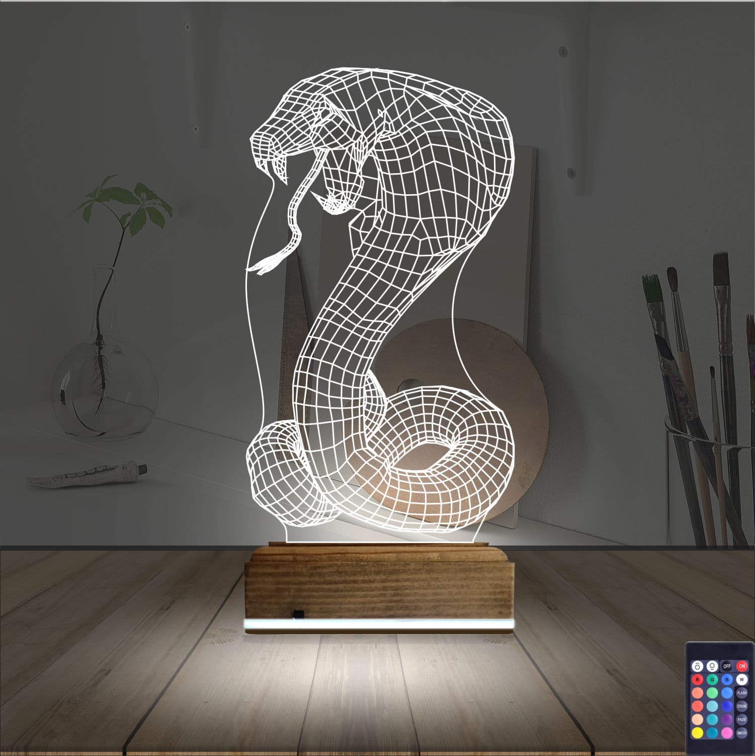 Кобра 3D Ночник 2