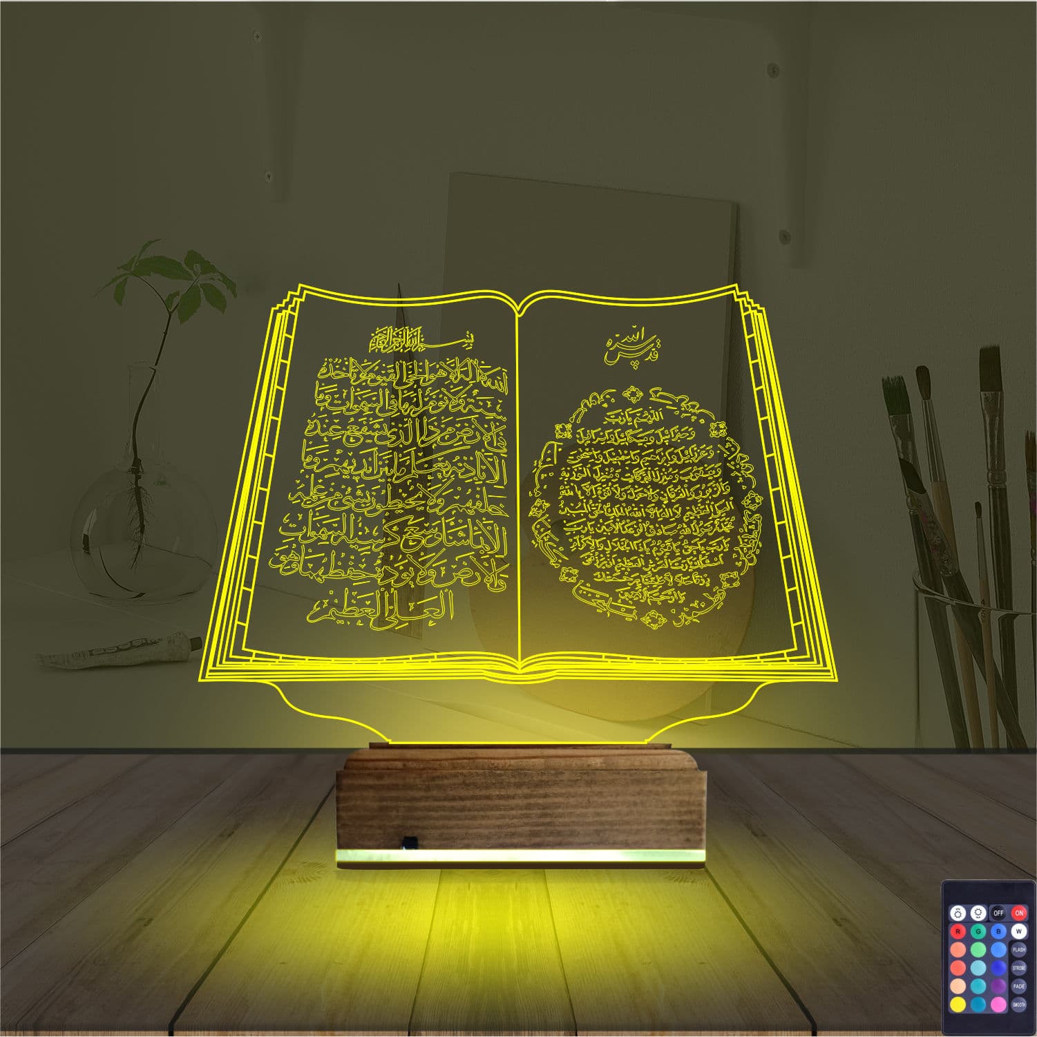 Коран — 3D LED Ночник | Духовный подарок 5