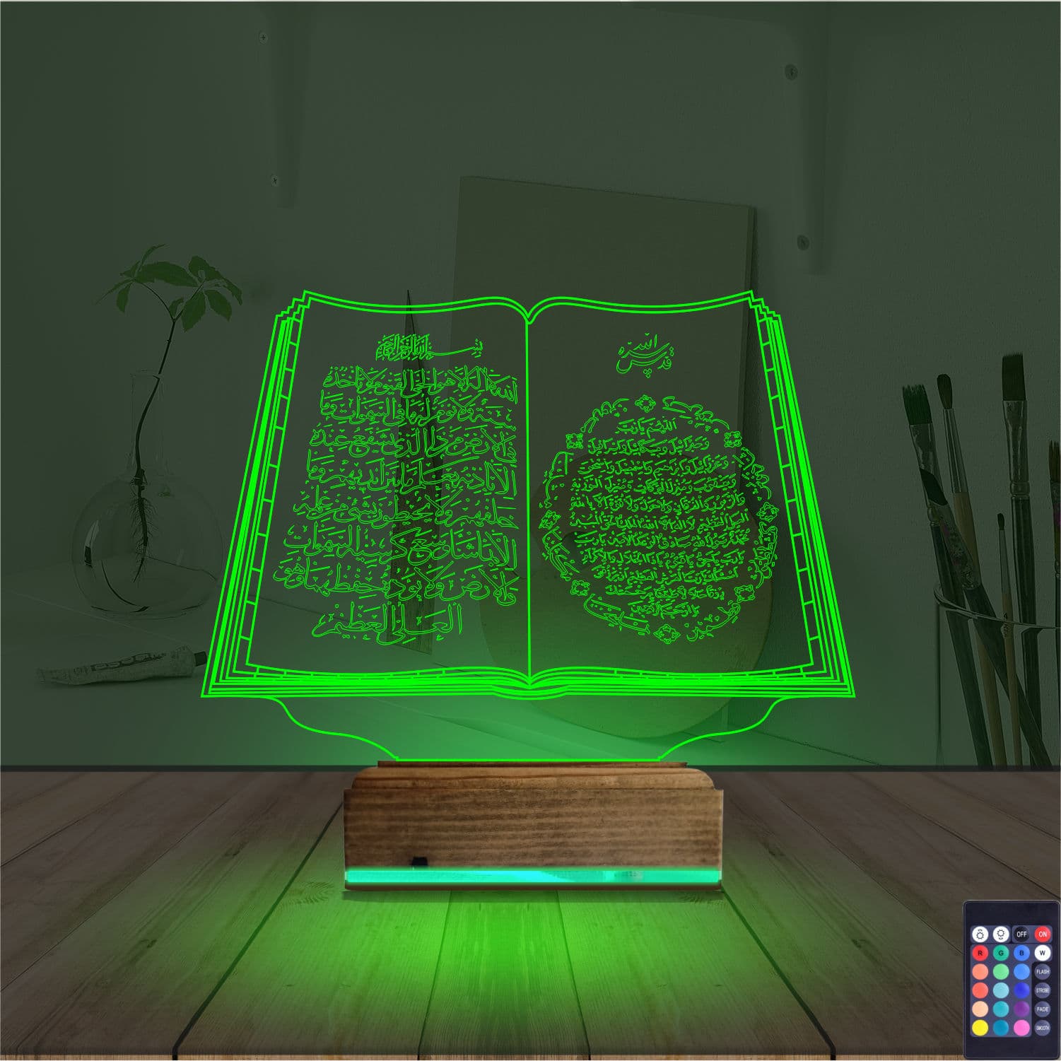 Коран — 3D LED Ночник | Духовный подарок 6