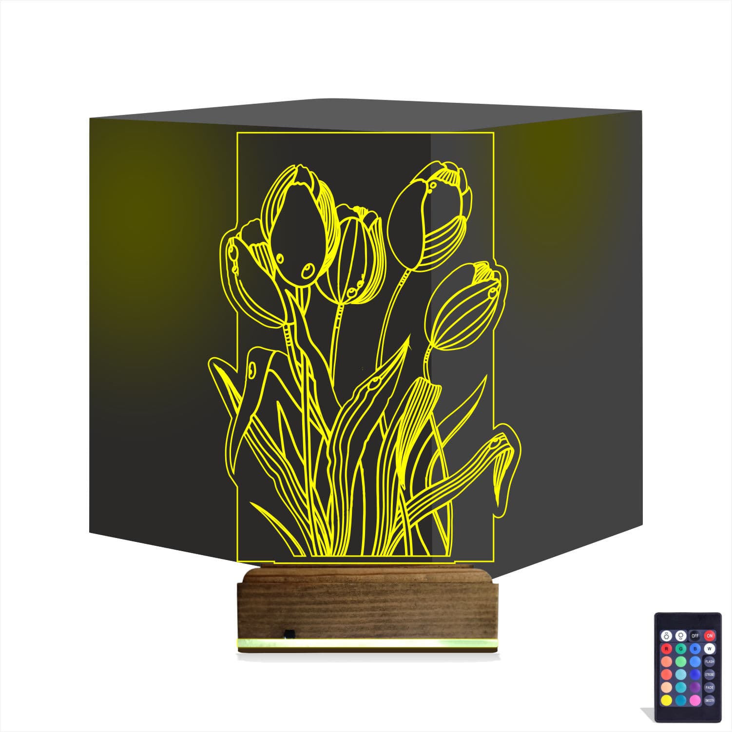 Тюльпаны — 3D LED Ночник | Подарок маме или любимой 1