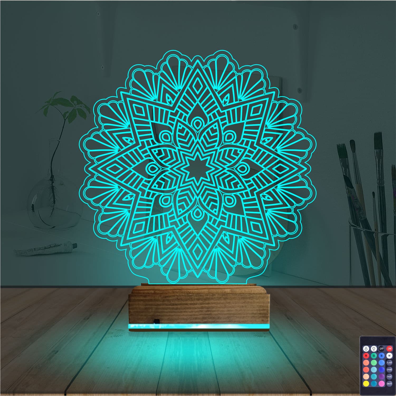 Мандала 3D Ночник 3