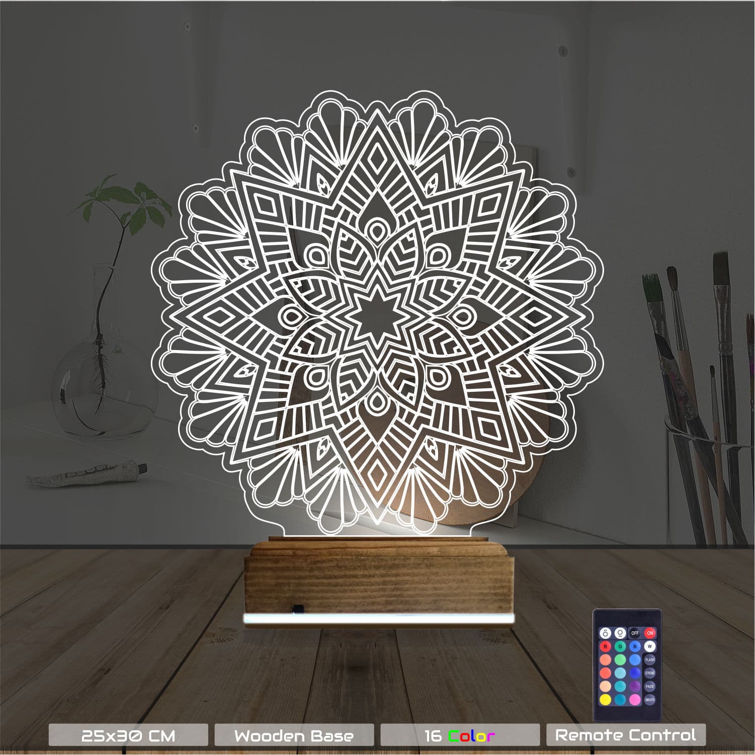 Мандала 3D Ночник 8