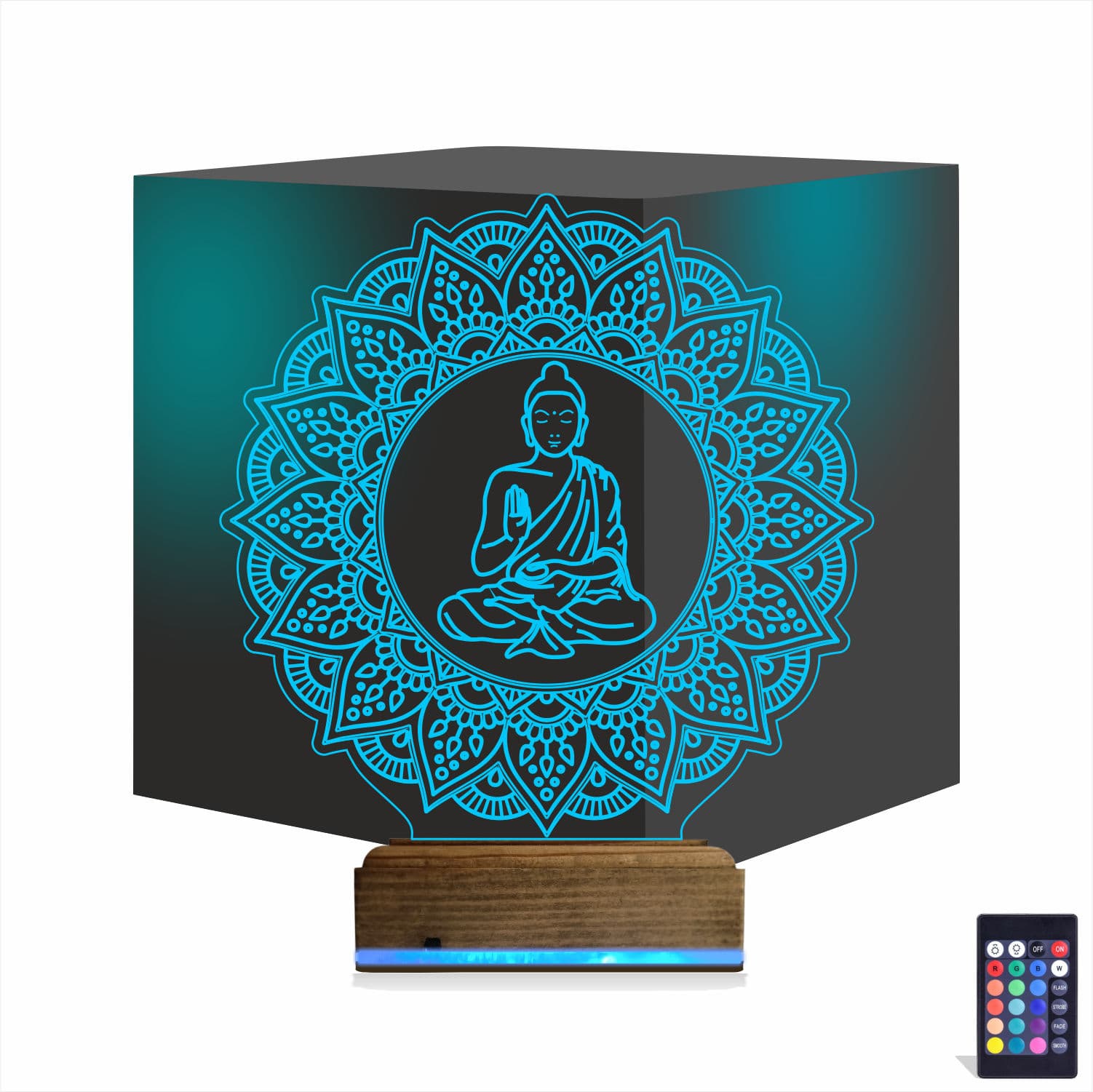 Будда — 3D LED Ночник | Подарок для медитации 1