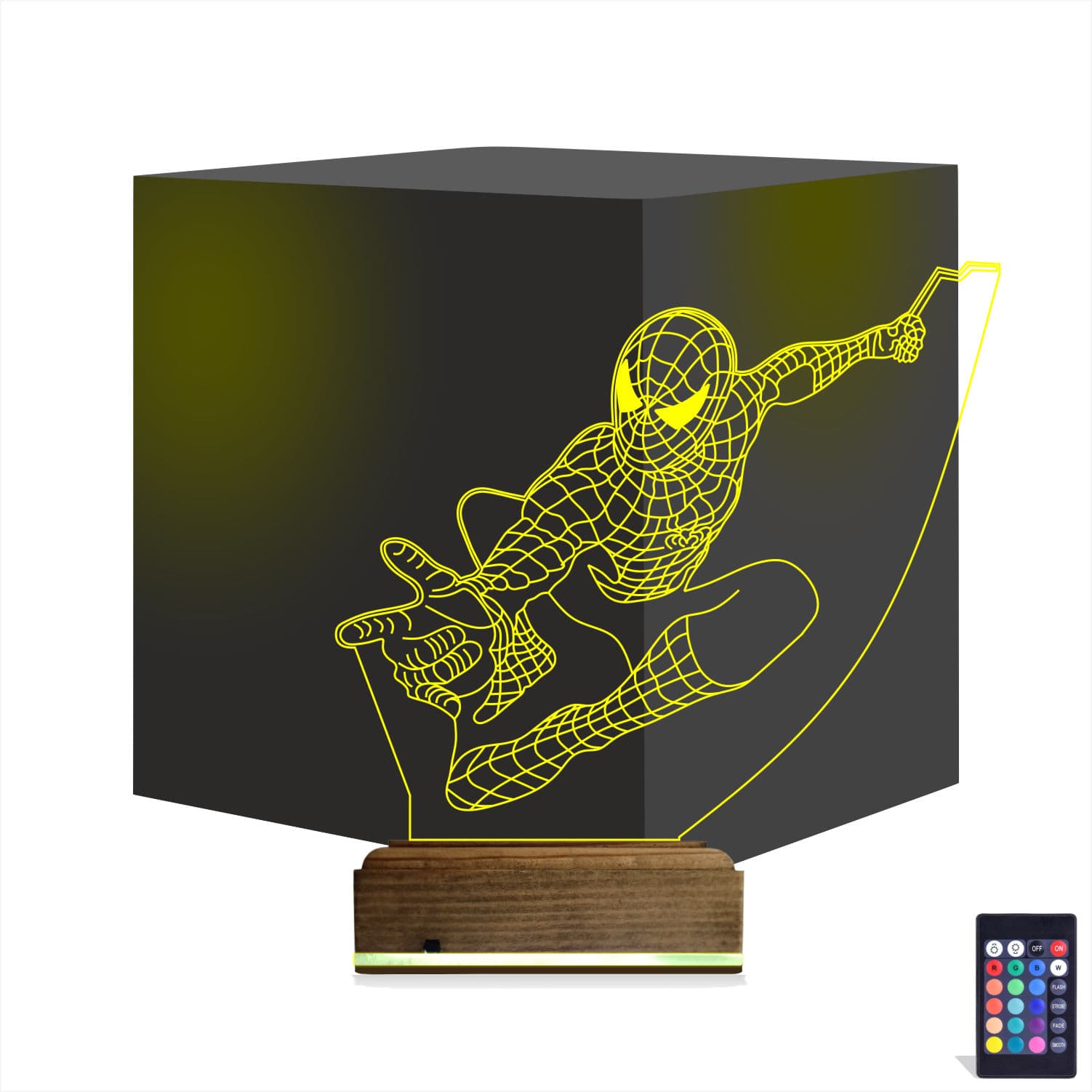 Человек-паук — 3D LED Ночник | Подарок фанатам Marvel 1