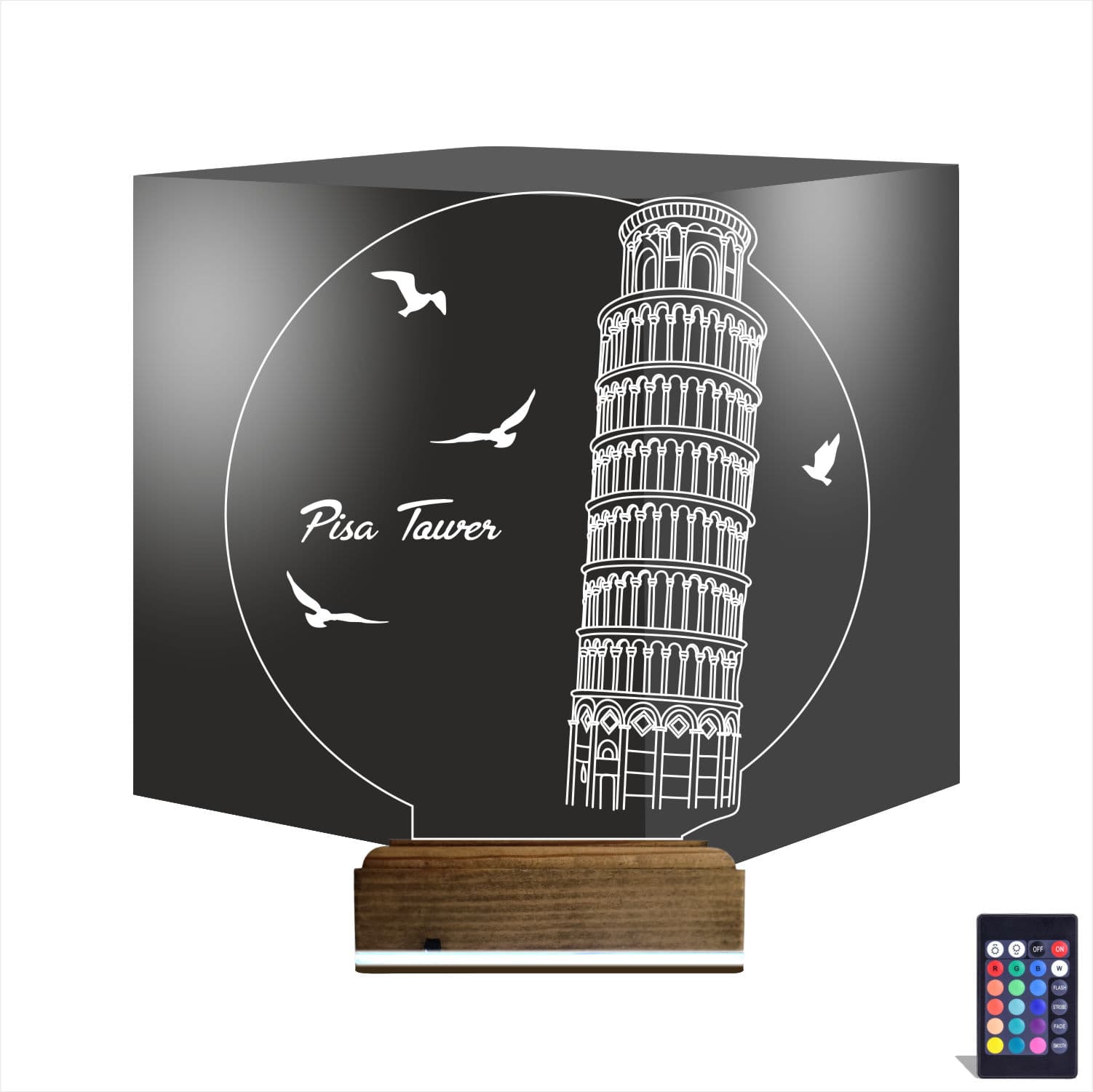 Пизанская башня 3D Ночник 1