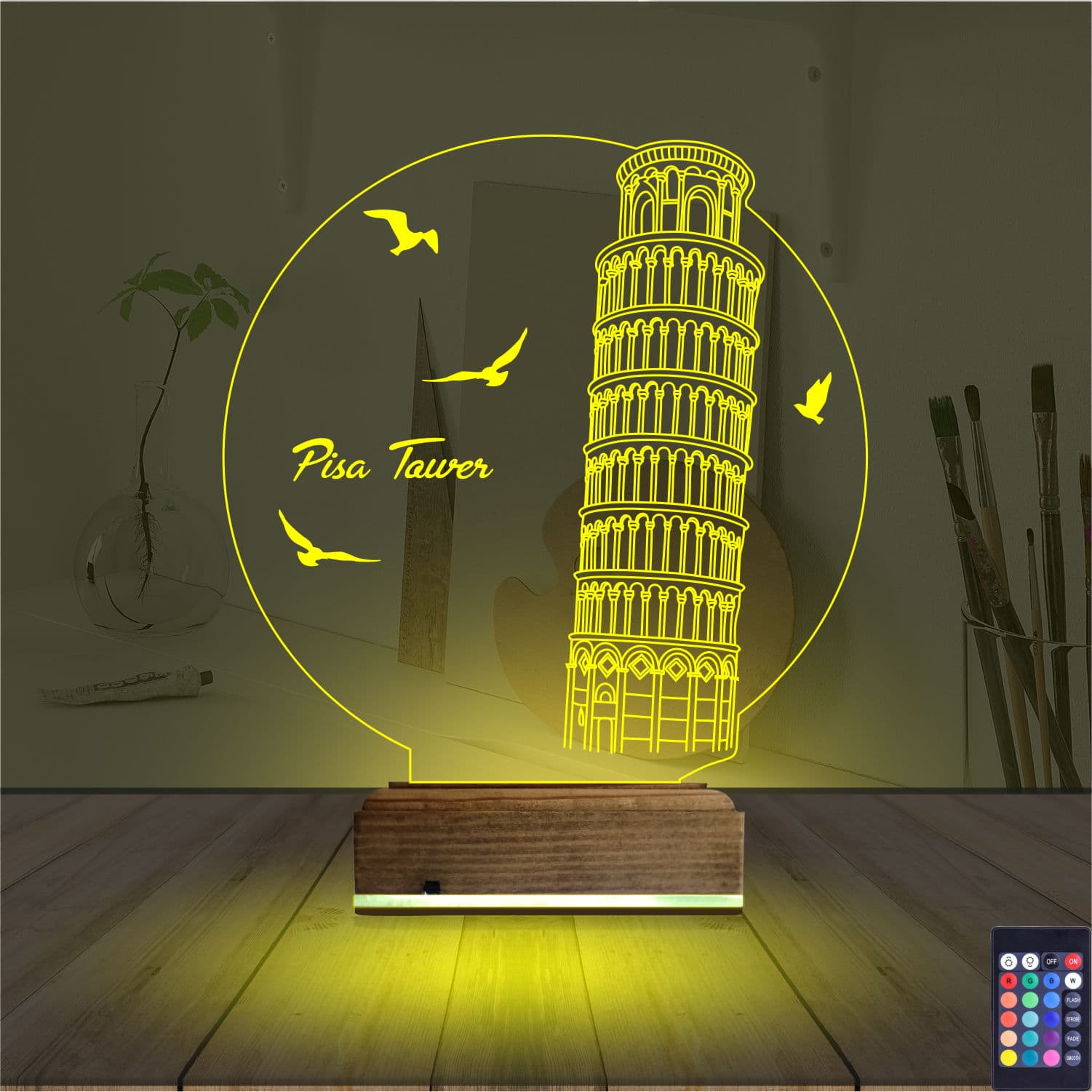 Пизанская башня 3D Ночник 5