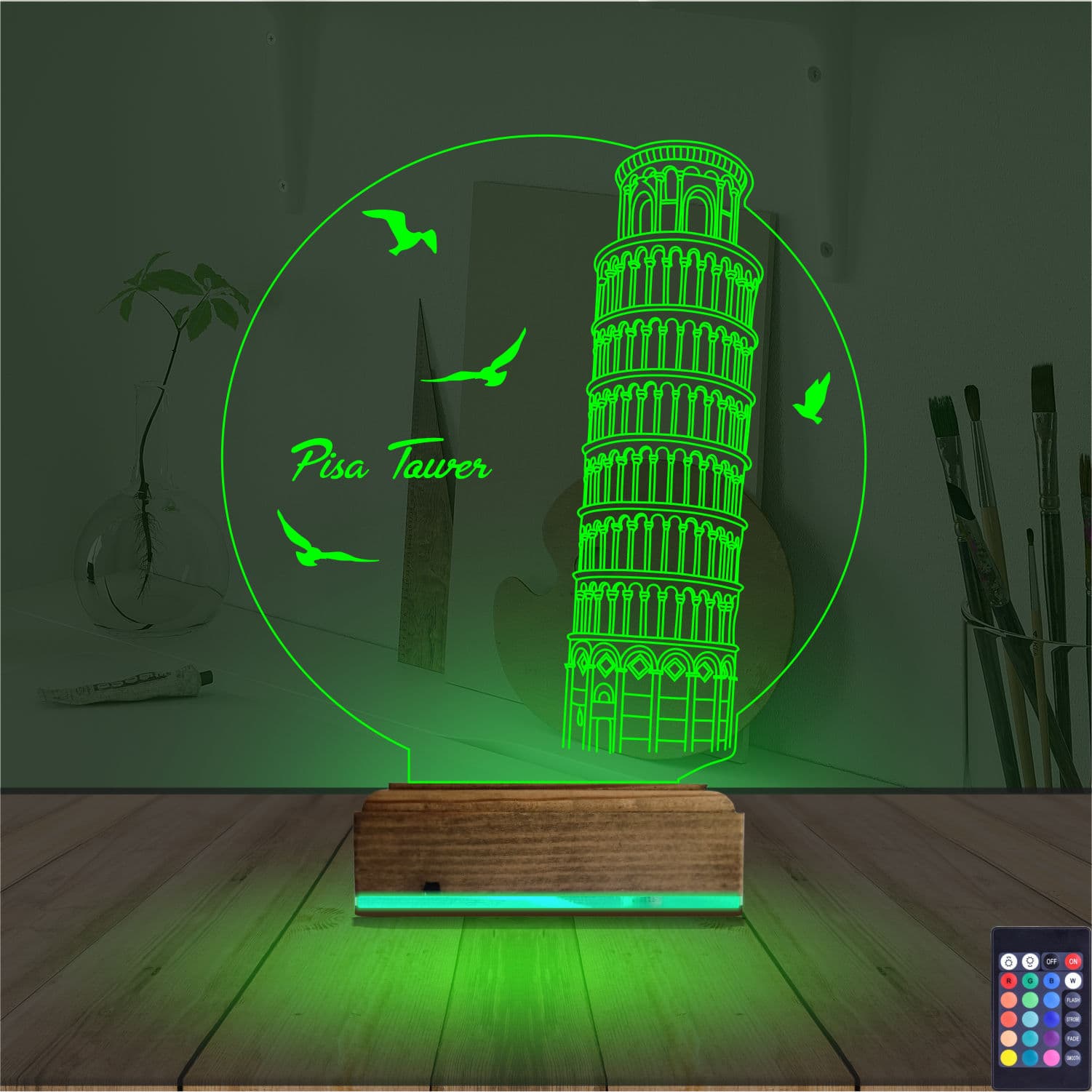 Пизанская башня 3D Ночник 6