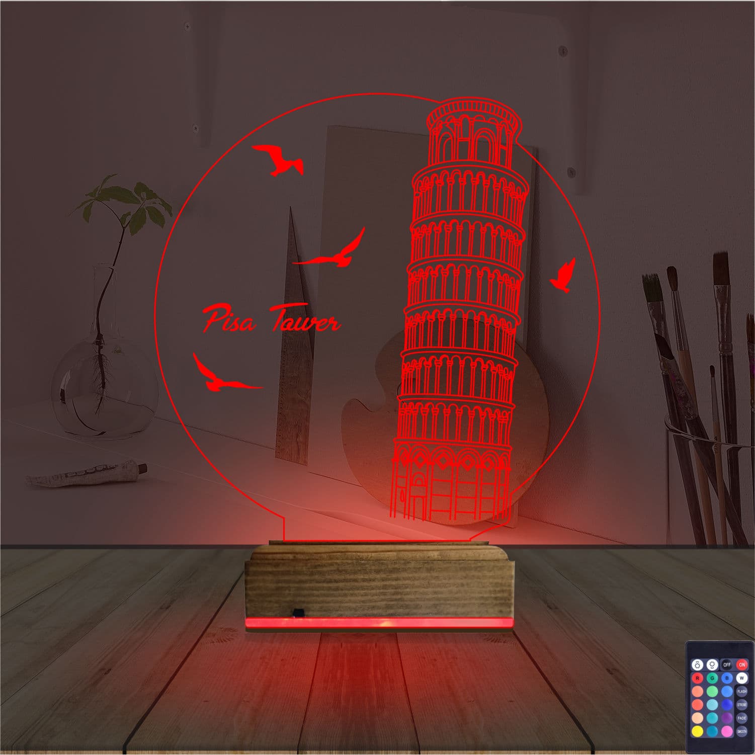 Пизанская башня 3D Ночник 7