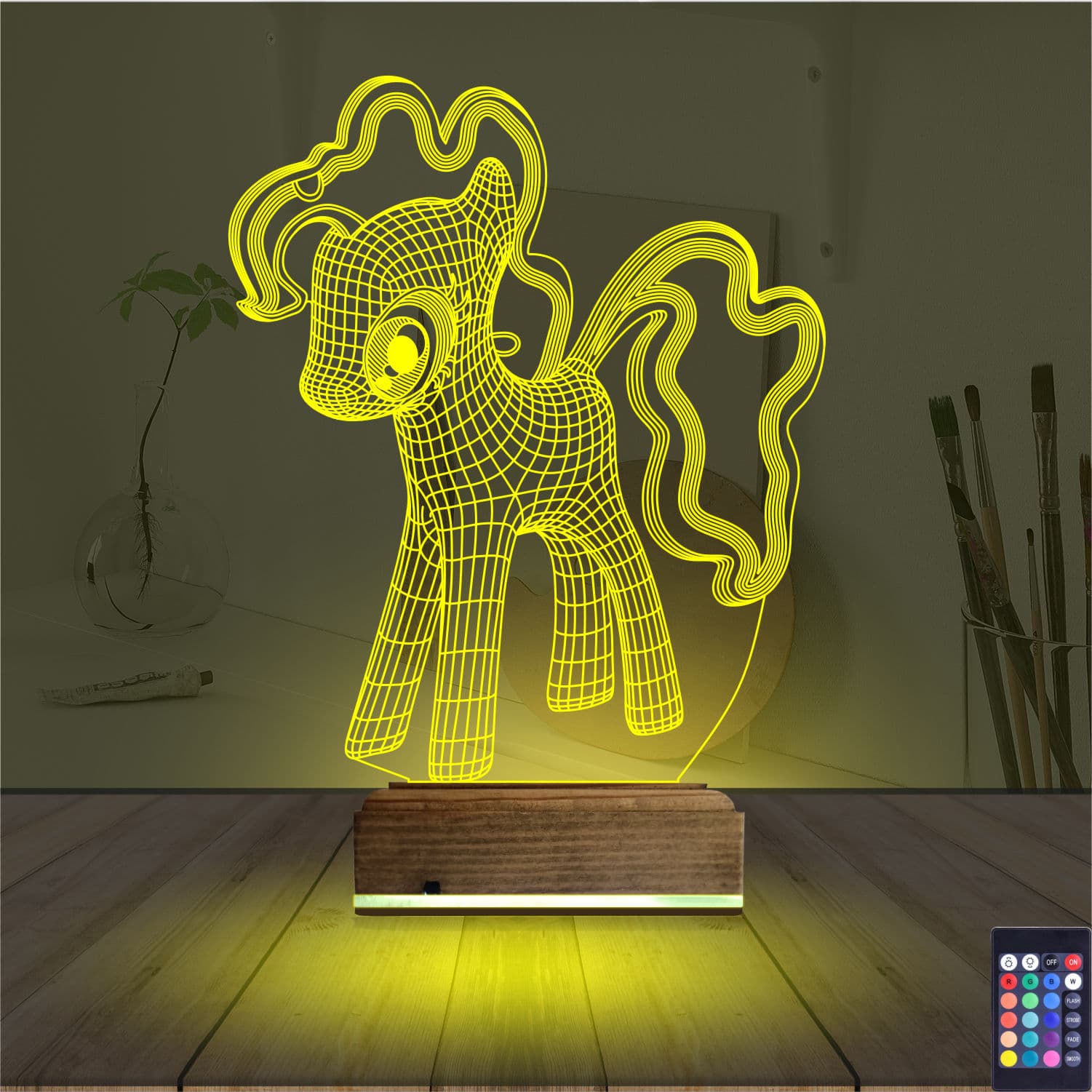 Пони — 3D LED Ночник | Подарок девочке 5