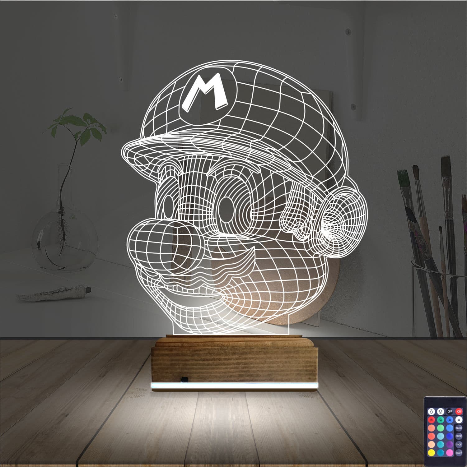 Марио — 3D LED Ночник | Подарок геймеру и детям 2
