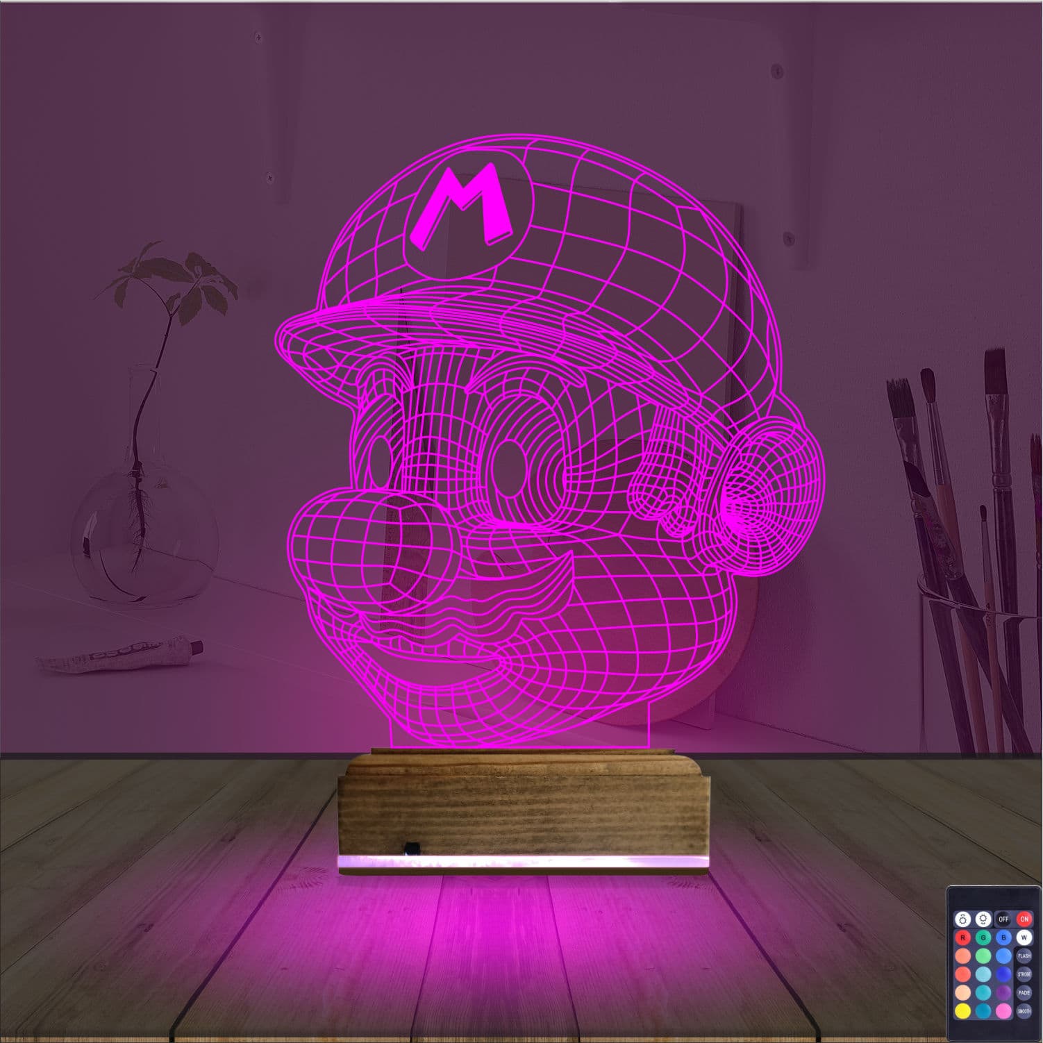 Марио — 3D LED Ночник | Подарок геймеру и детям 4