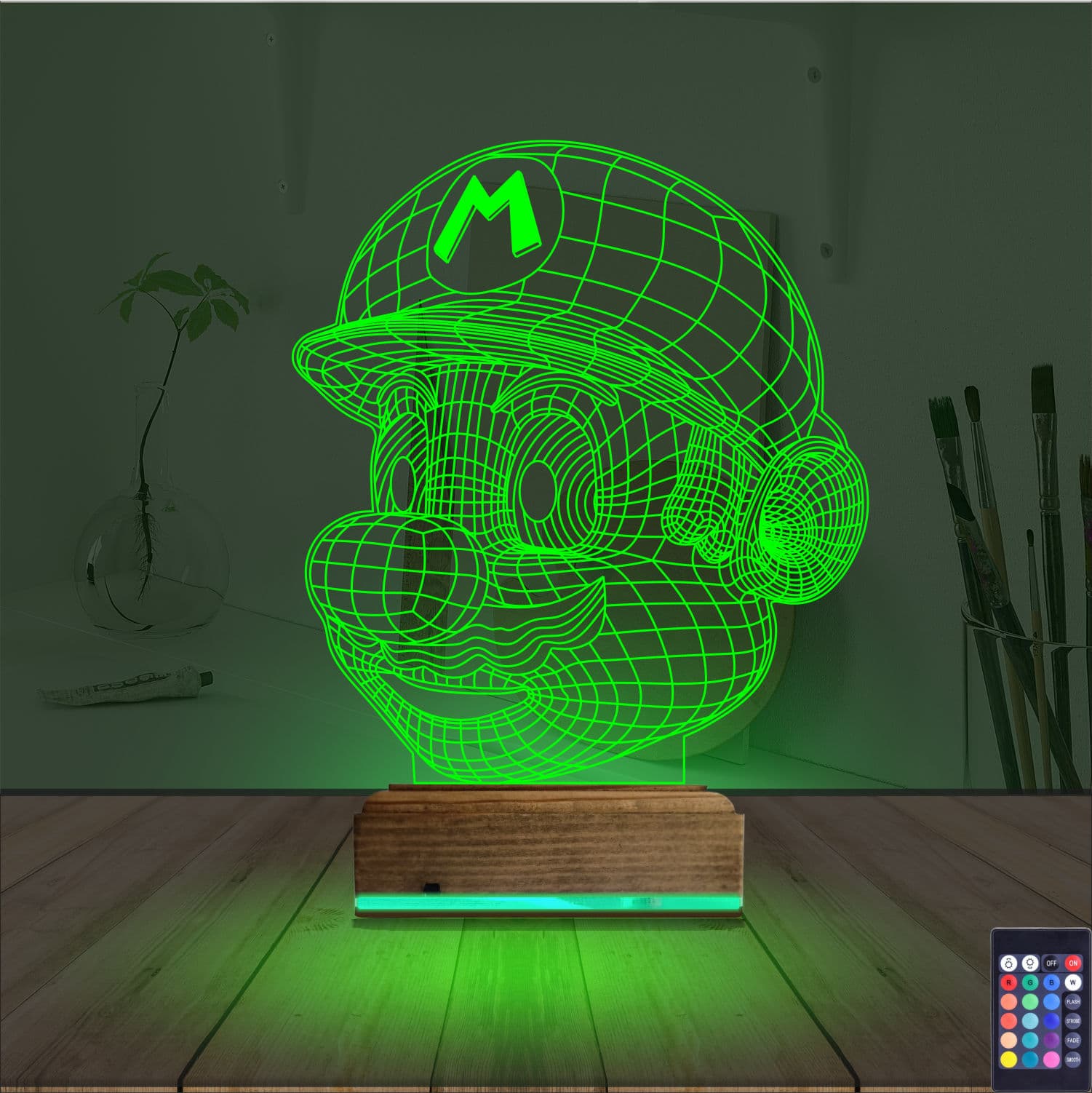Марио — 3D LED Ночник | Подарок геймеру и детям 6